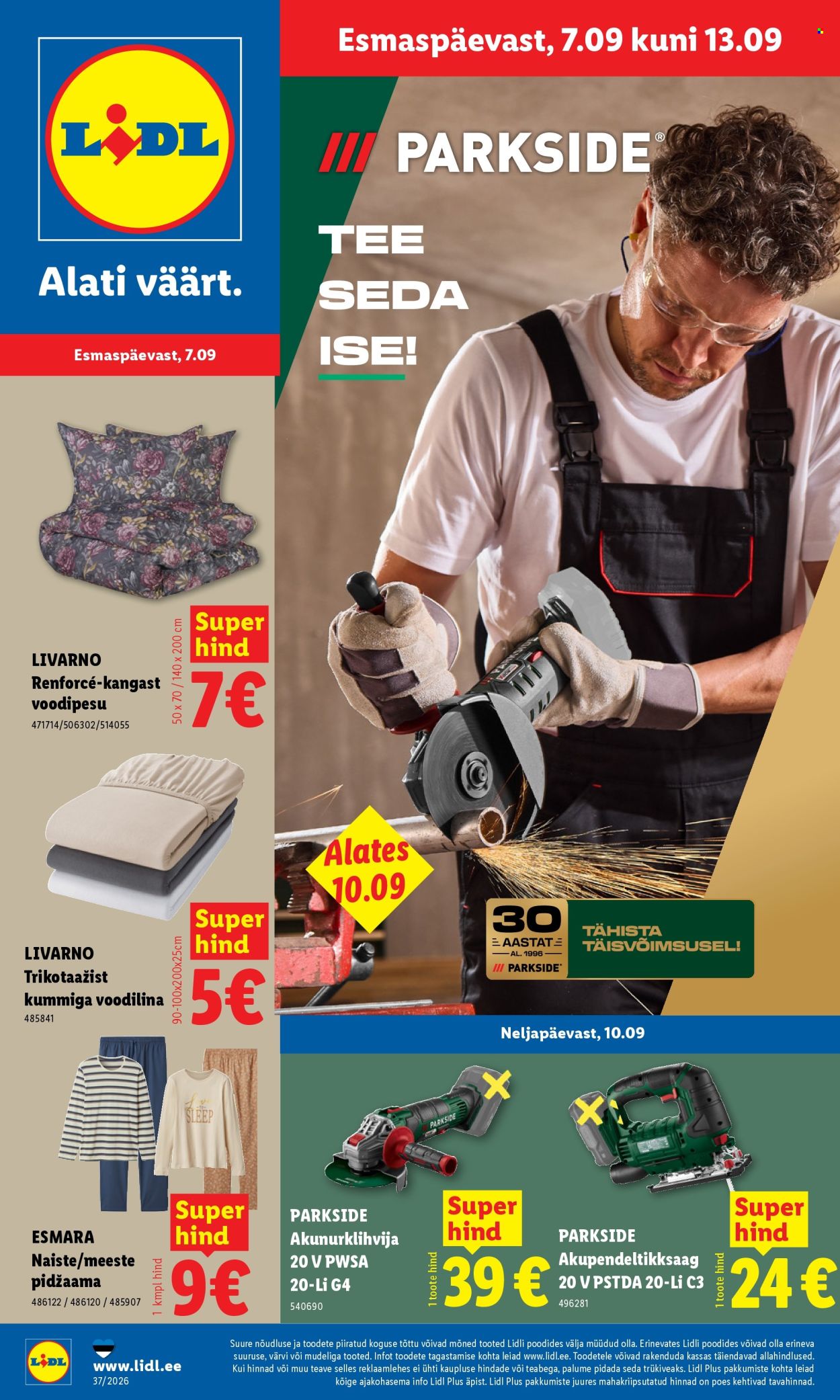 Lidl kliendileht (7.09 - 13.09.2026)