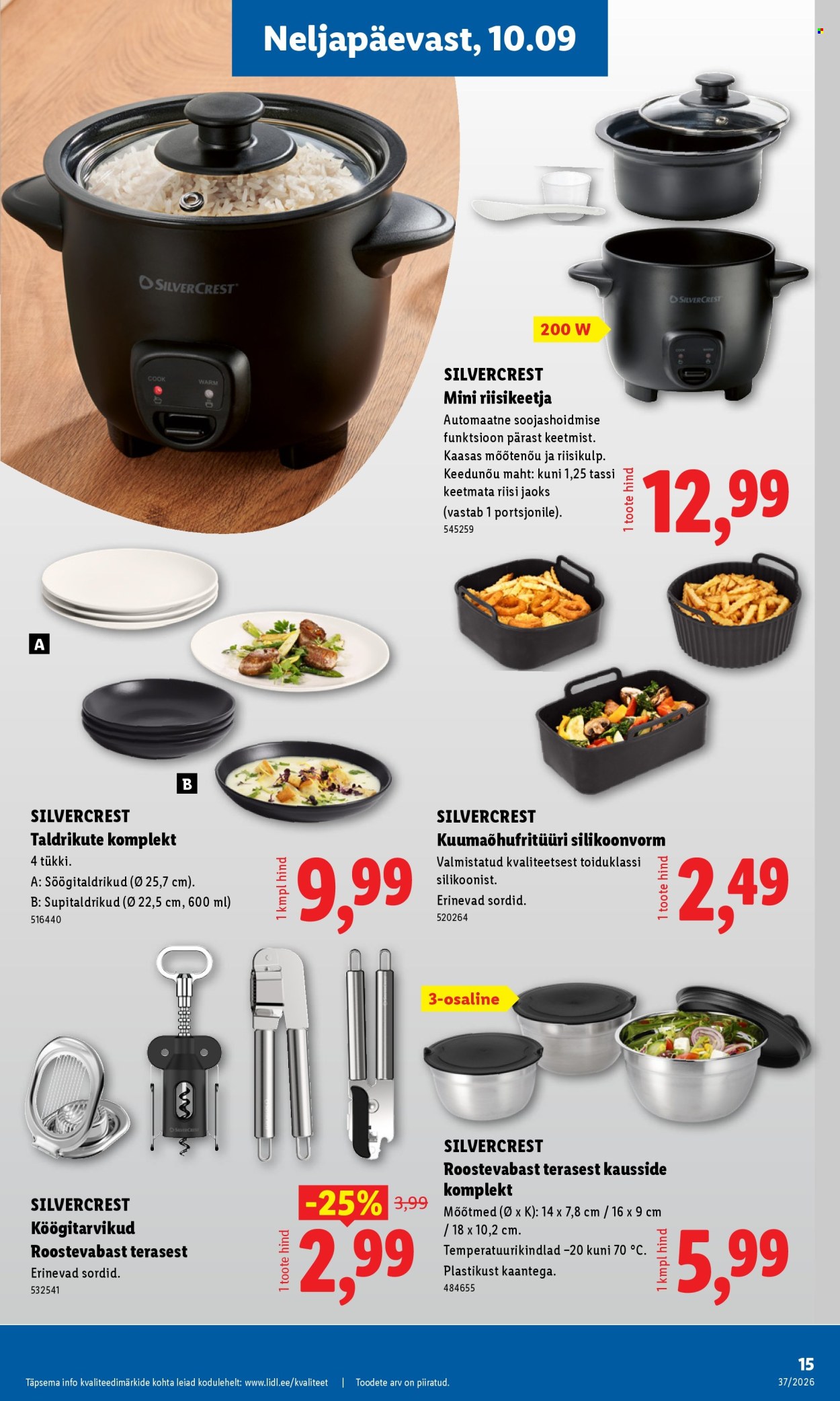 Lidl kliendileht (7.09 - 13.09.2026)