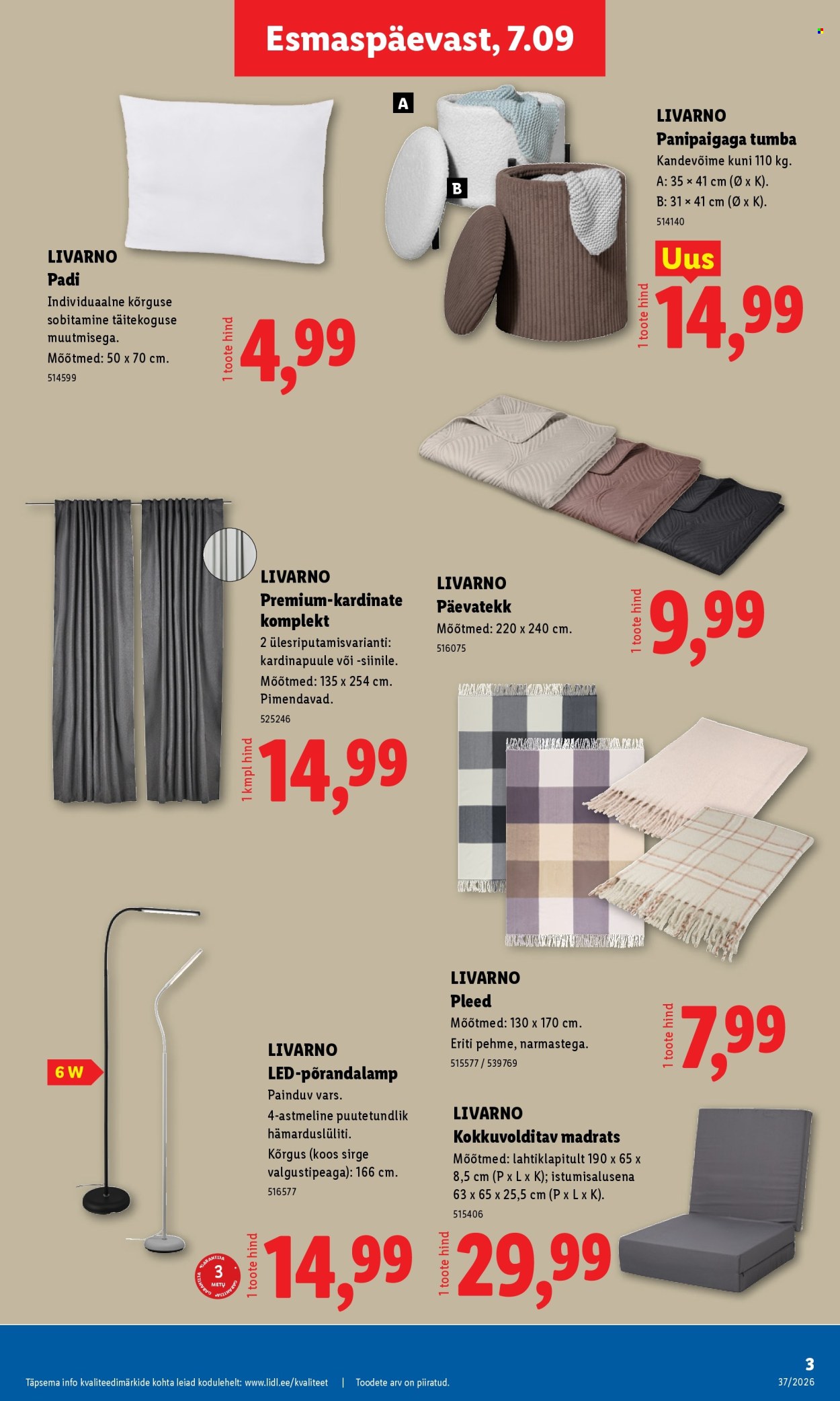 Lidl kliendileht (7.09 - 13.09.2026)