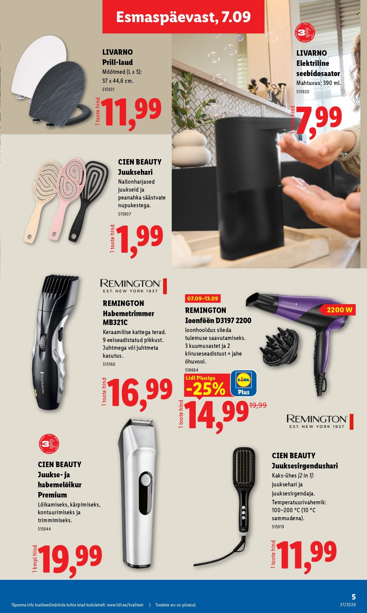 Lidl kliendileht (7.09 - 13.09.2026)