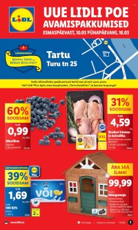 Lidl kliendileht - Tartu, Kesklinn (10.03 - 16.03.2025)