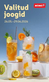 Rimi kliendileht - Suvine Rimi joogikataloog (26.05 - 29.06.2026)