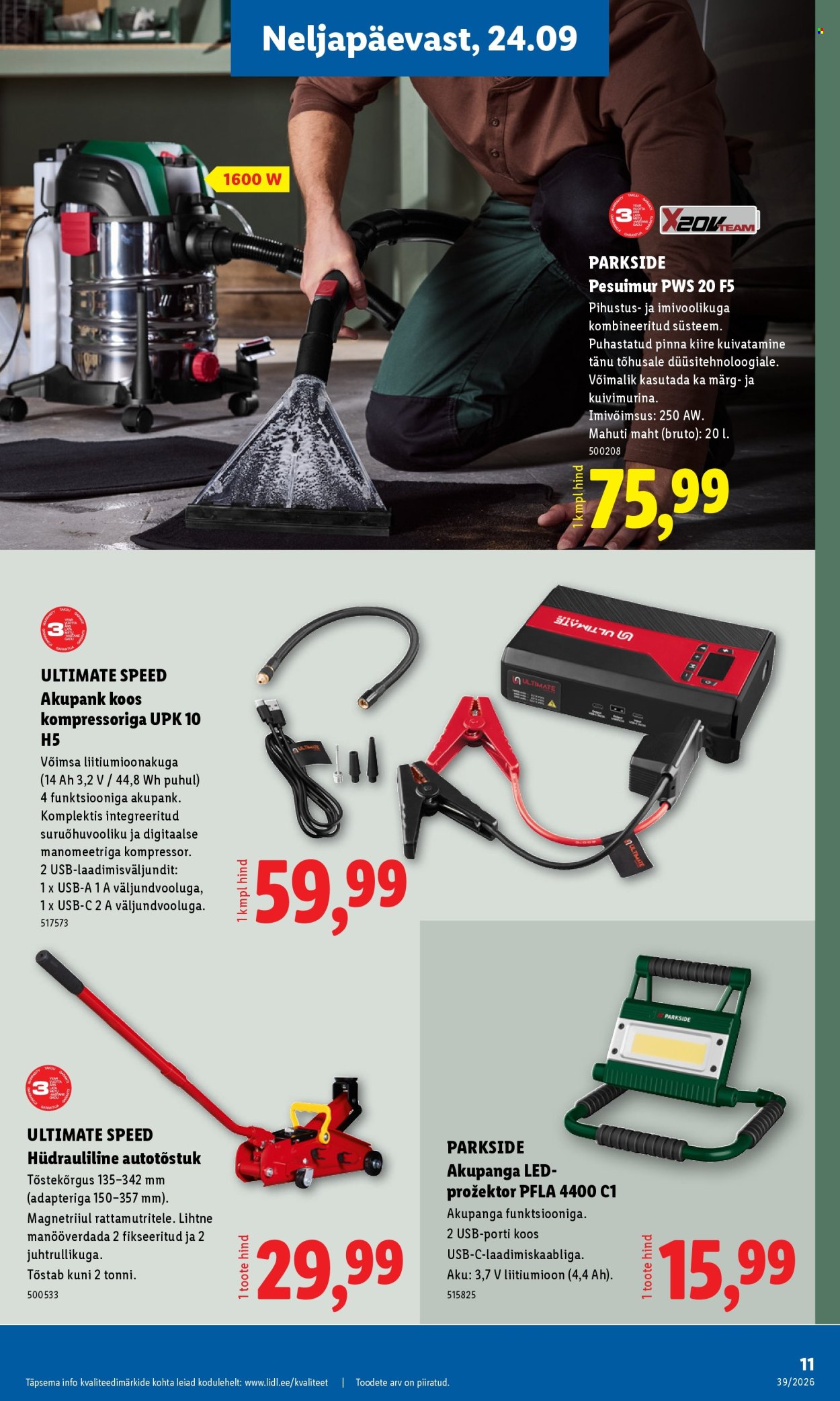 Lidl kliendileht (21.09 - 27.09.2026)