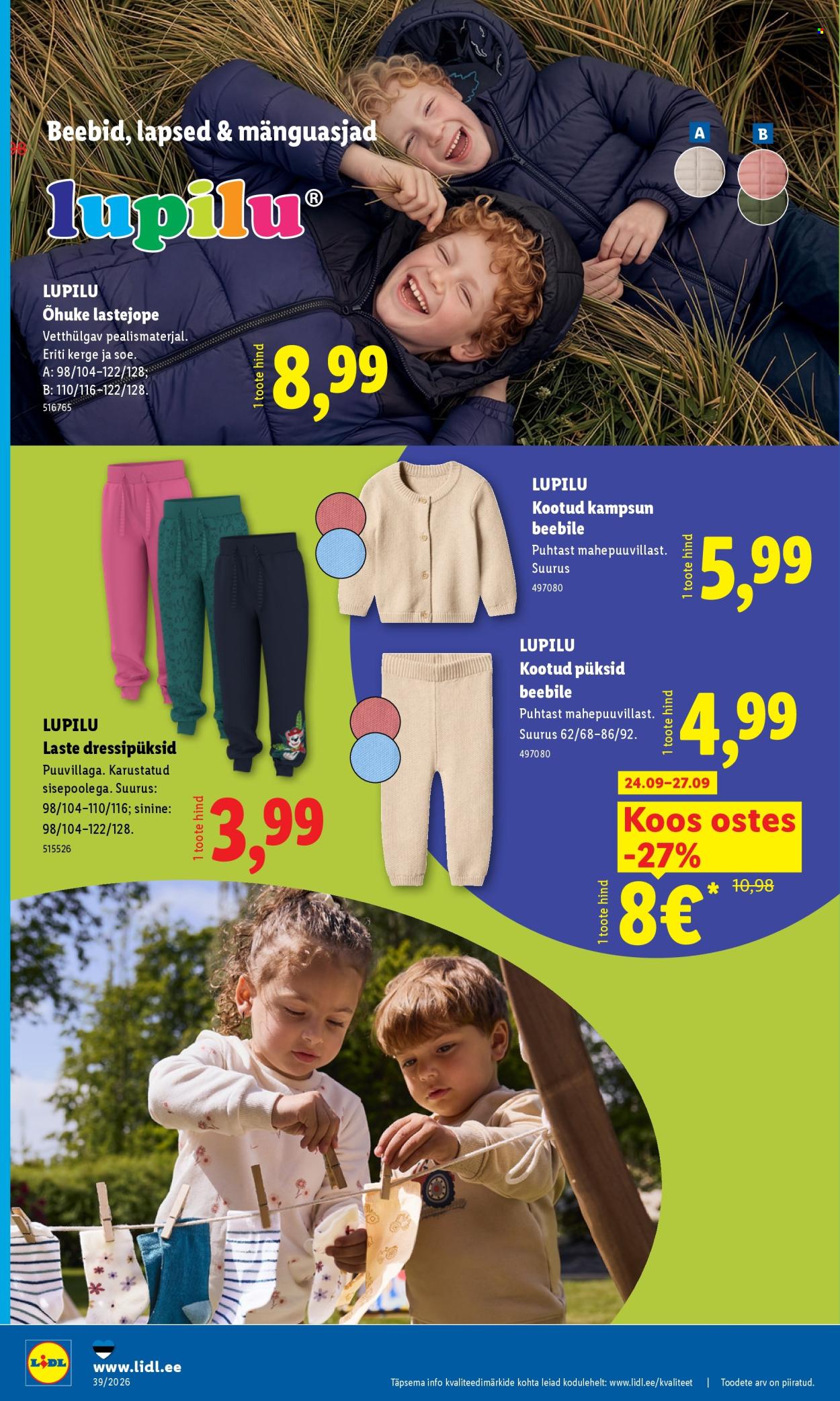 Lidl kliendileht (21.09 - 27.09.2026)