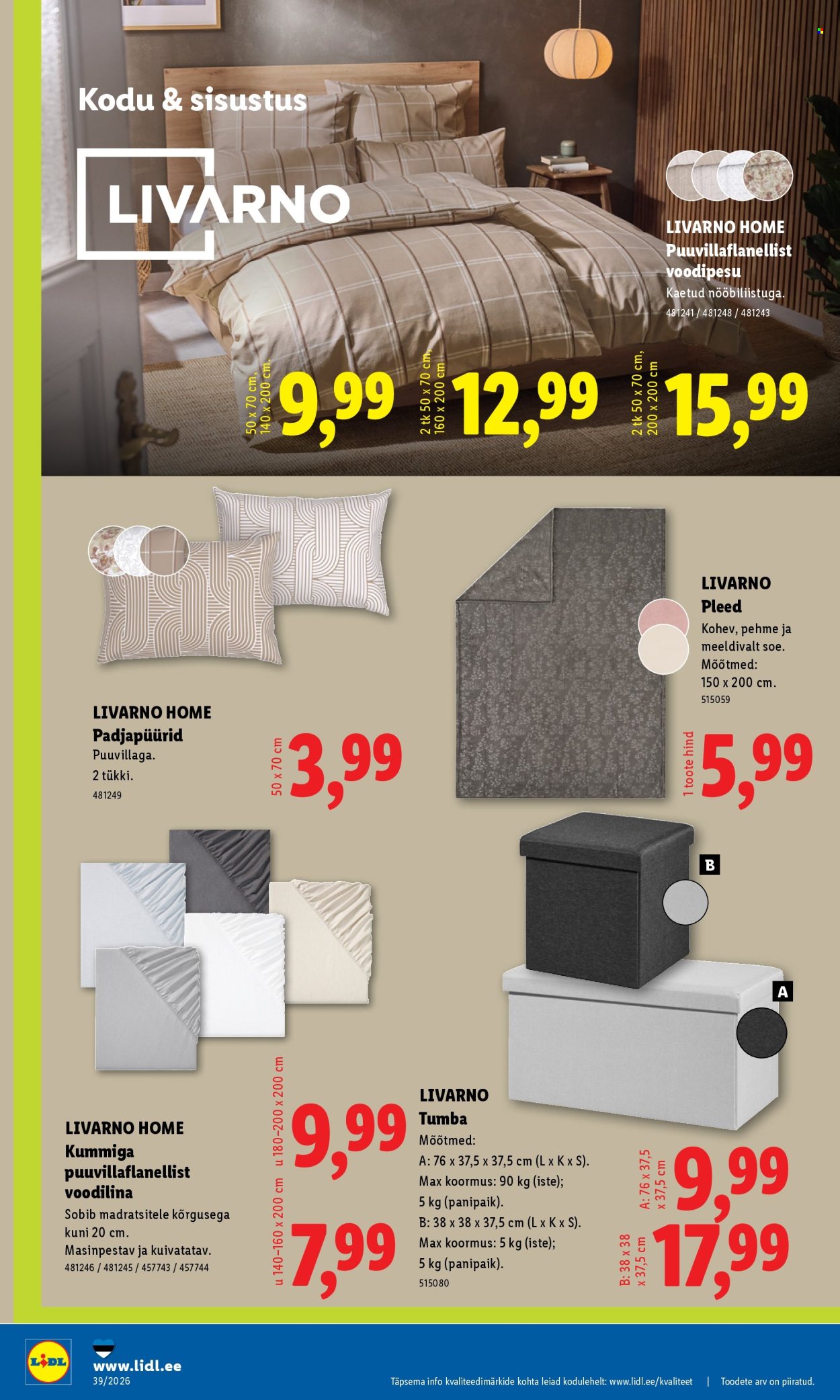 Lidl kliendileht (21.09 - 27.09.2026)