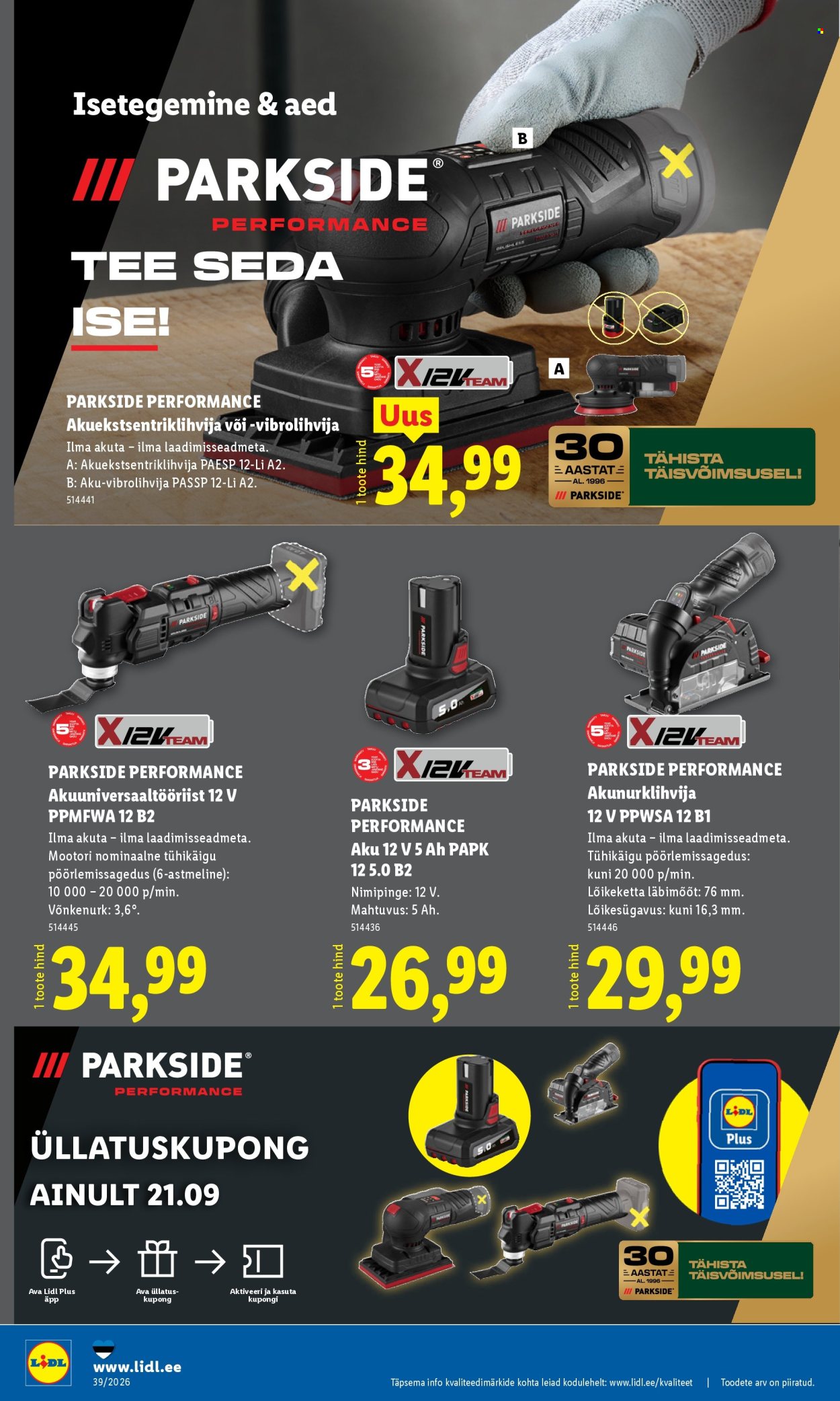 Lidl kliendileht (21.09 - 27.09.2026)