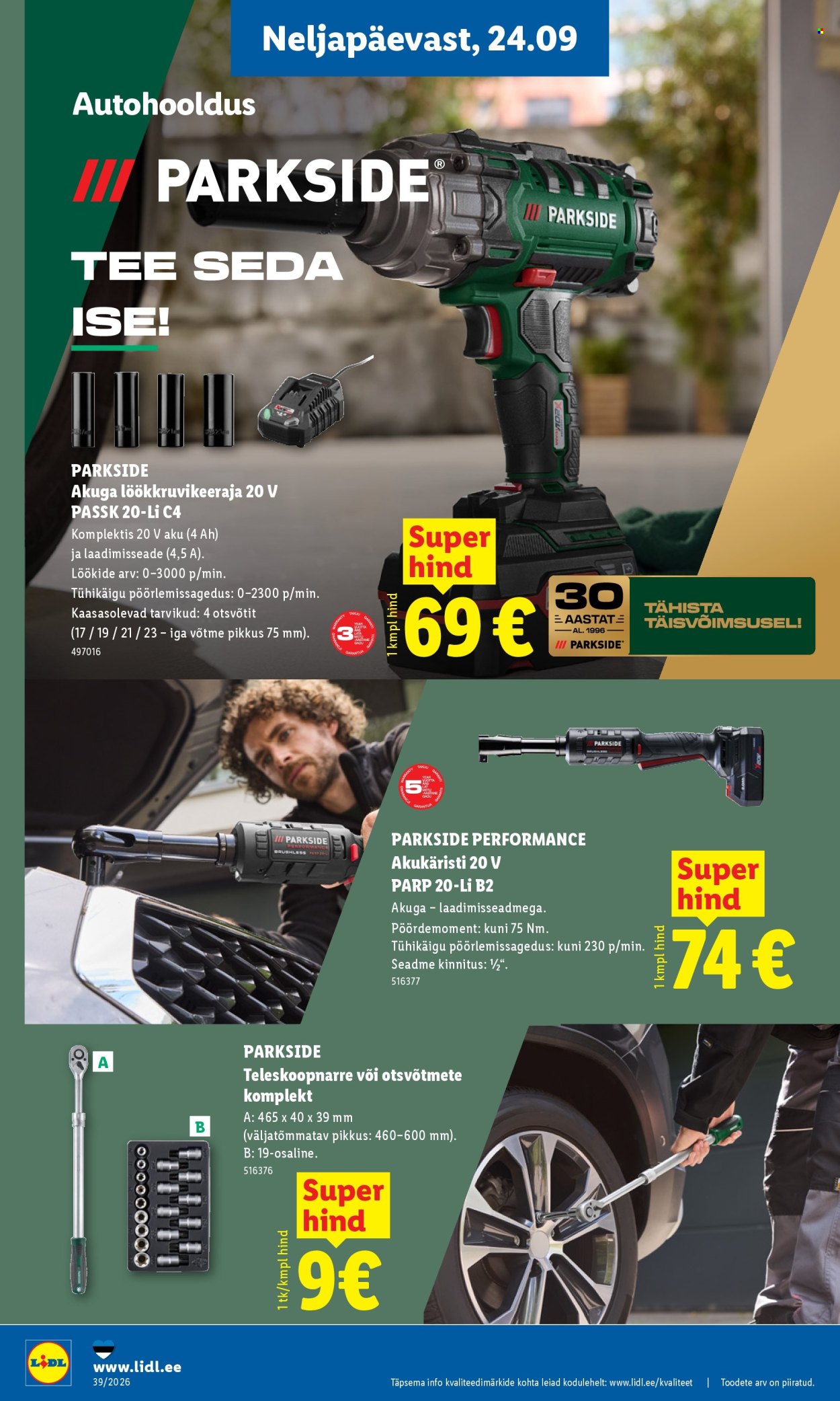 Lidl kliendileht (21.09 - 27.09.2026)