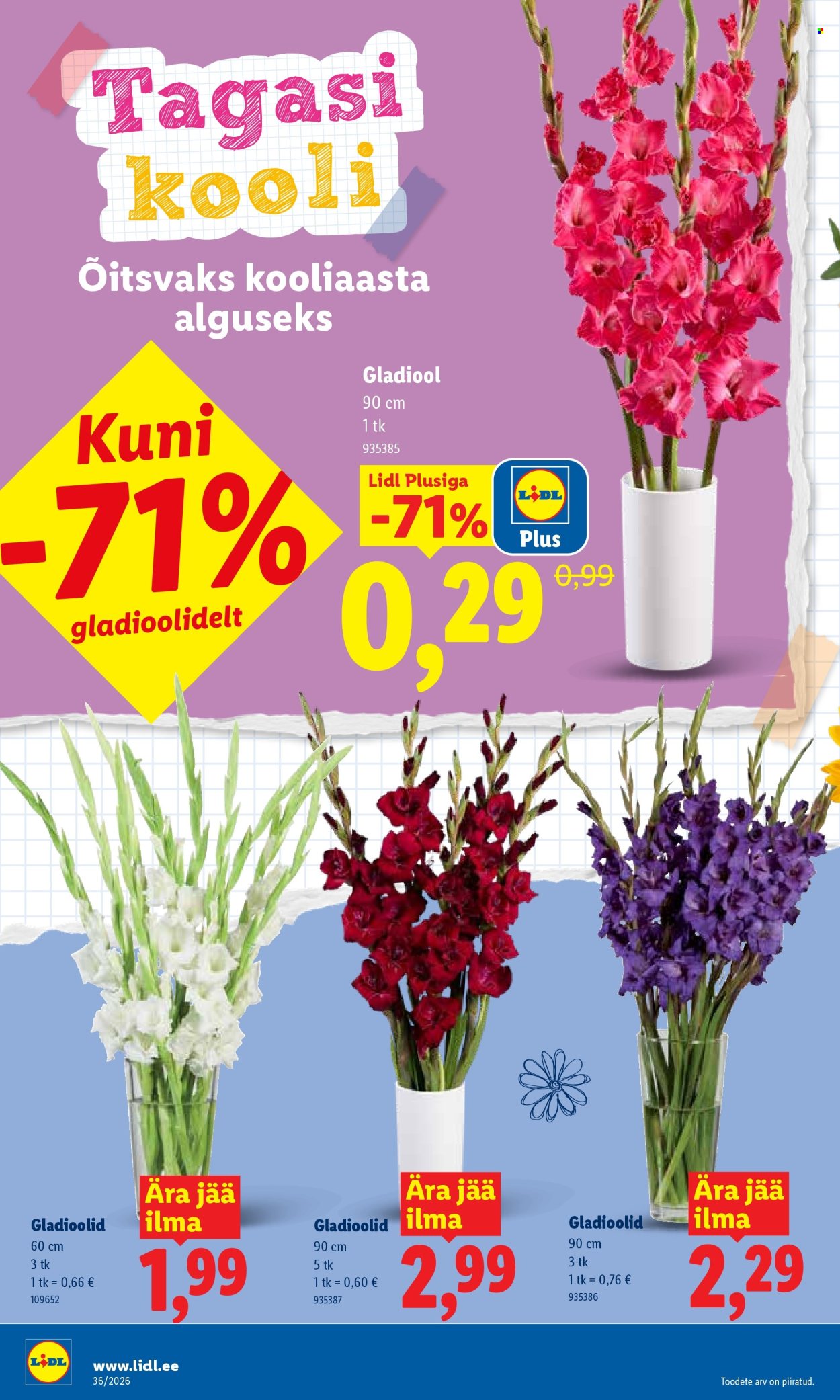 Lidl kliendileht (31.08 - 6.09.2026)