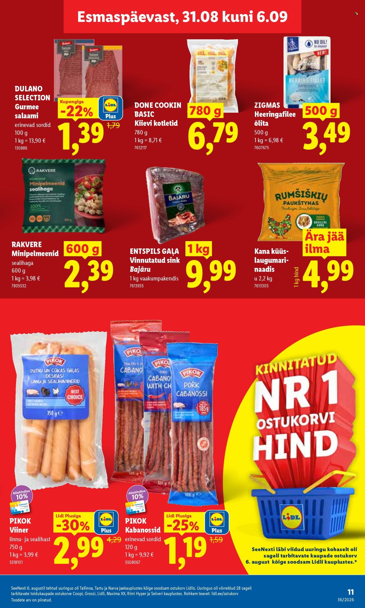 Lidl kliendileht (31.08 - 6.09.2026)