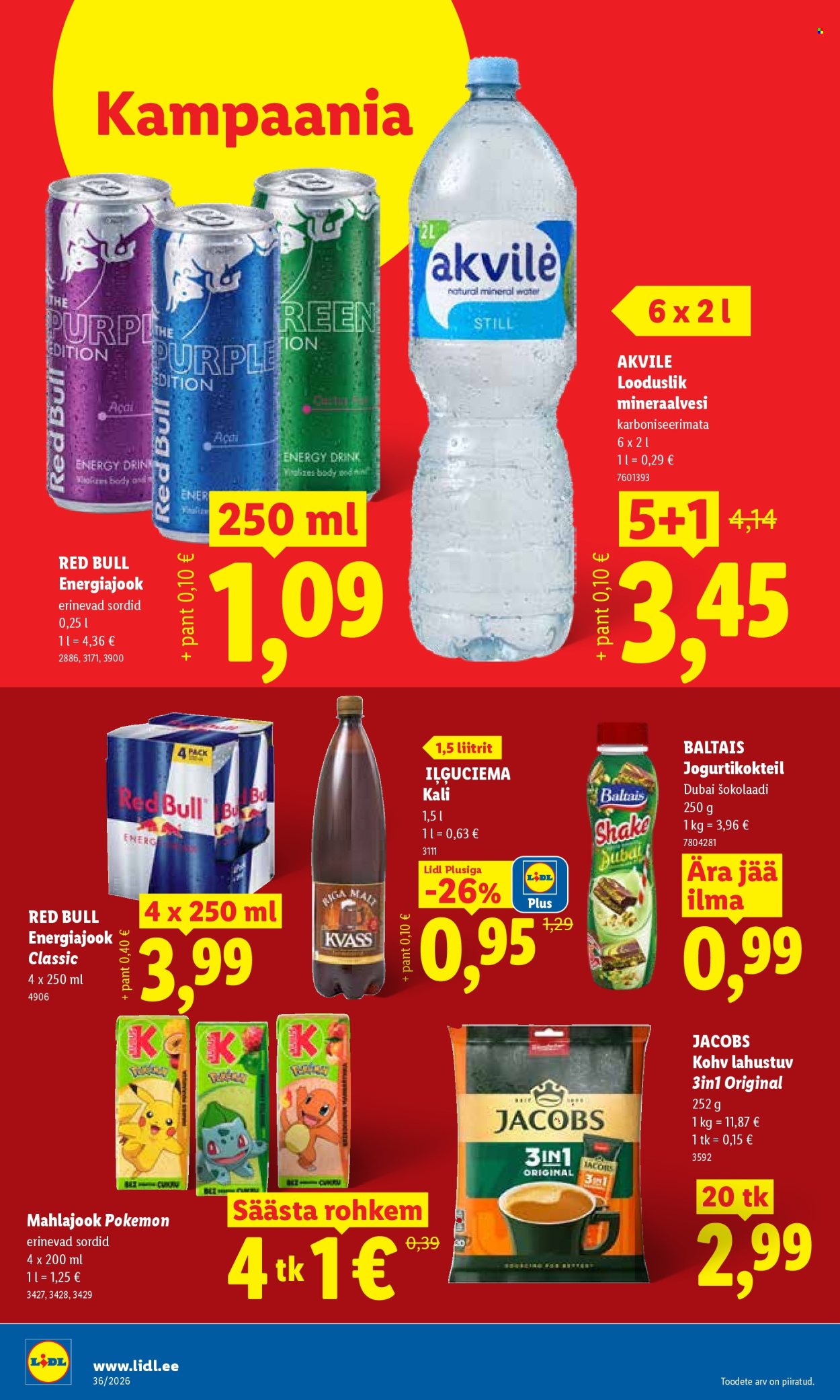Lidl kliendileht (31.08 - 6.09.2026)