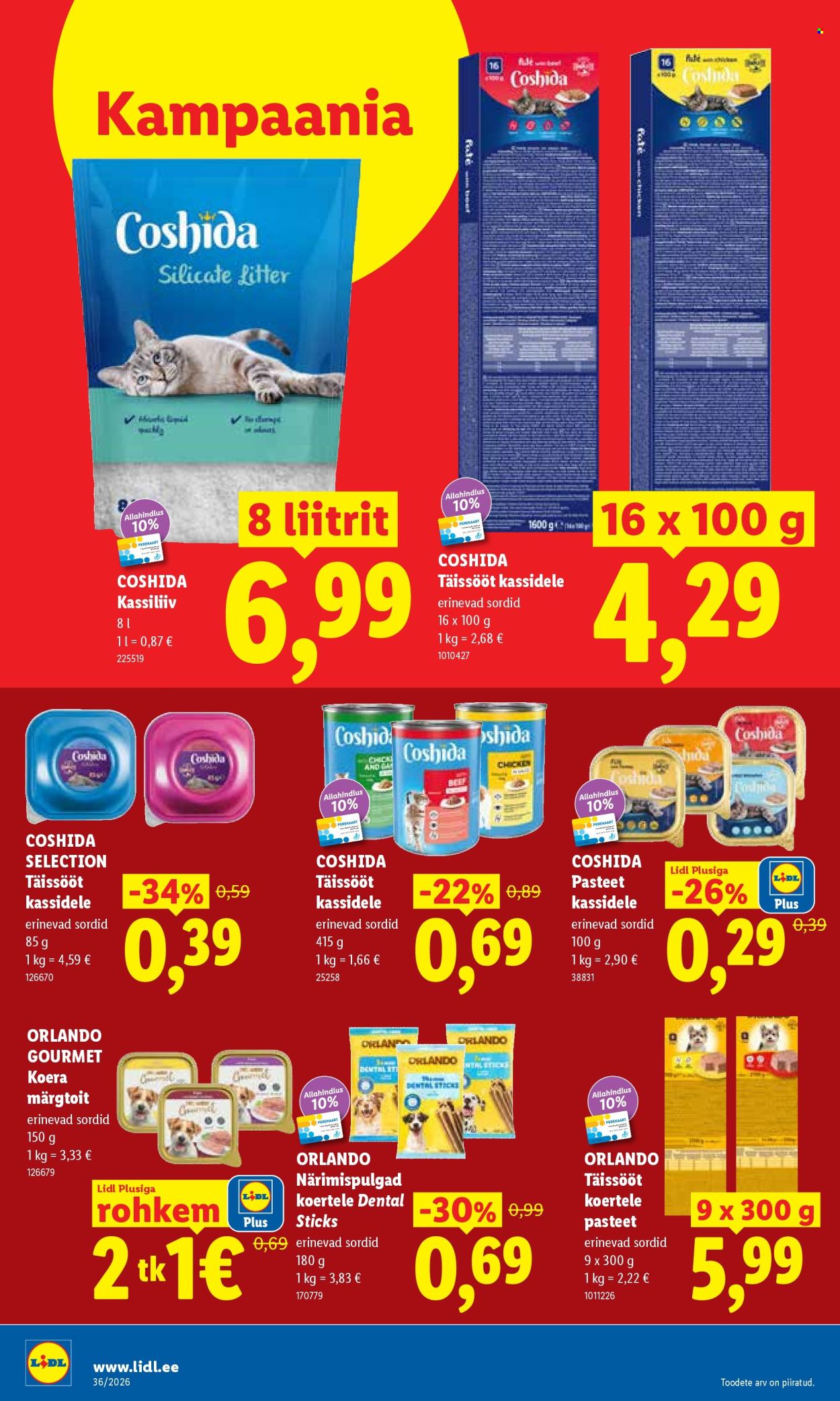 Lidl kliendileht (31.08 - 6.09.2026)