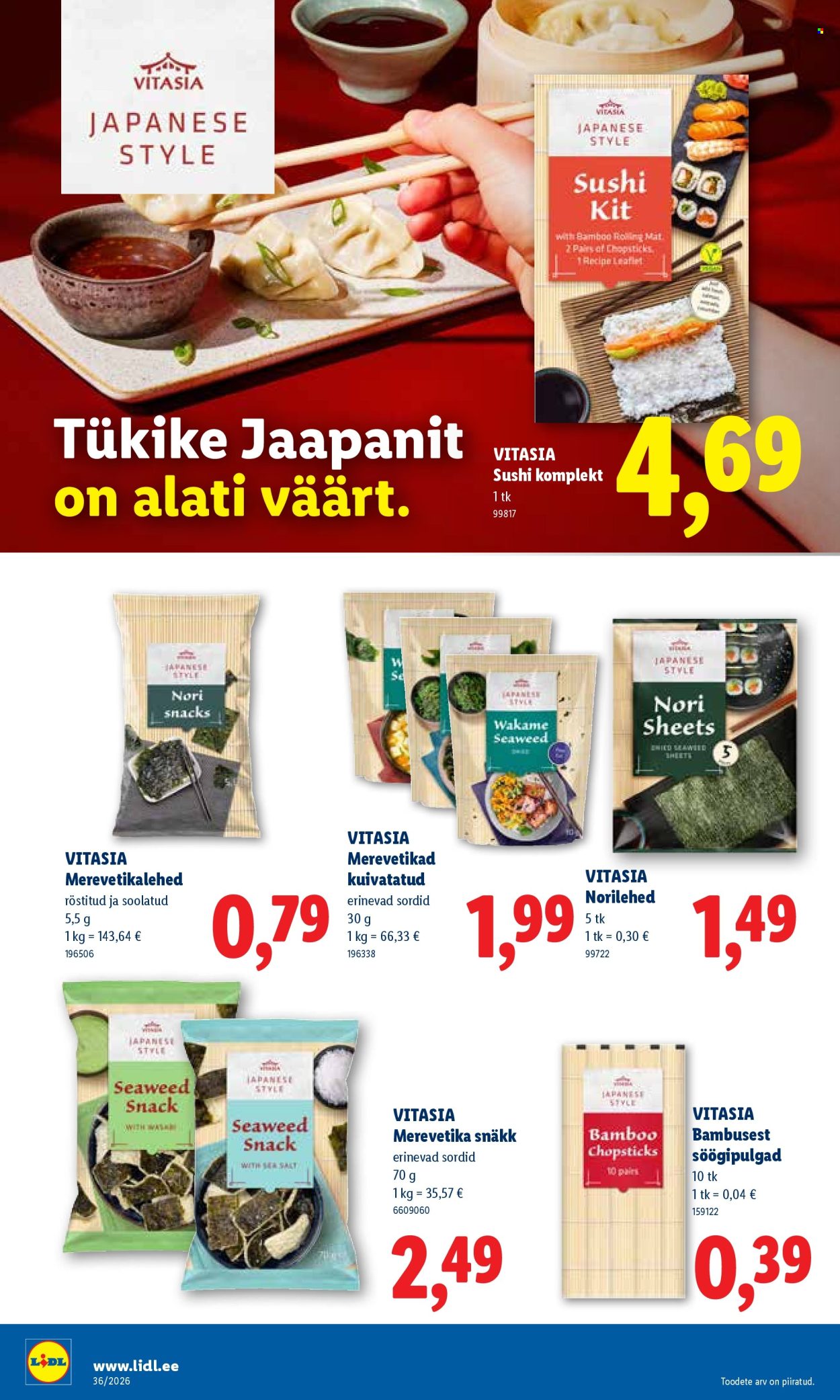Lidl kliendileht (31.08 - 6.09.2026)
