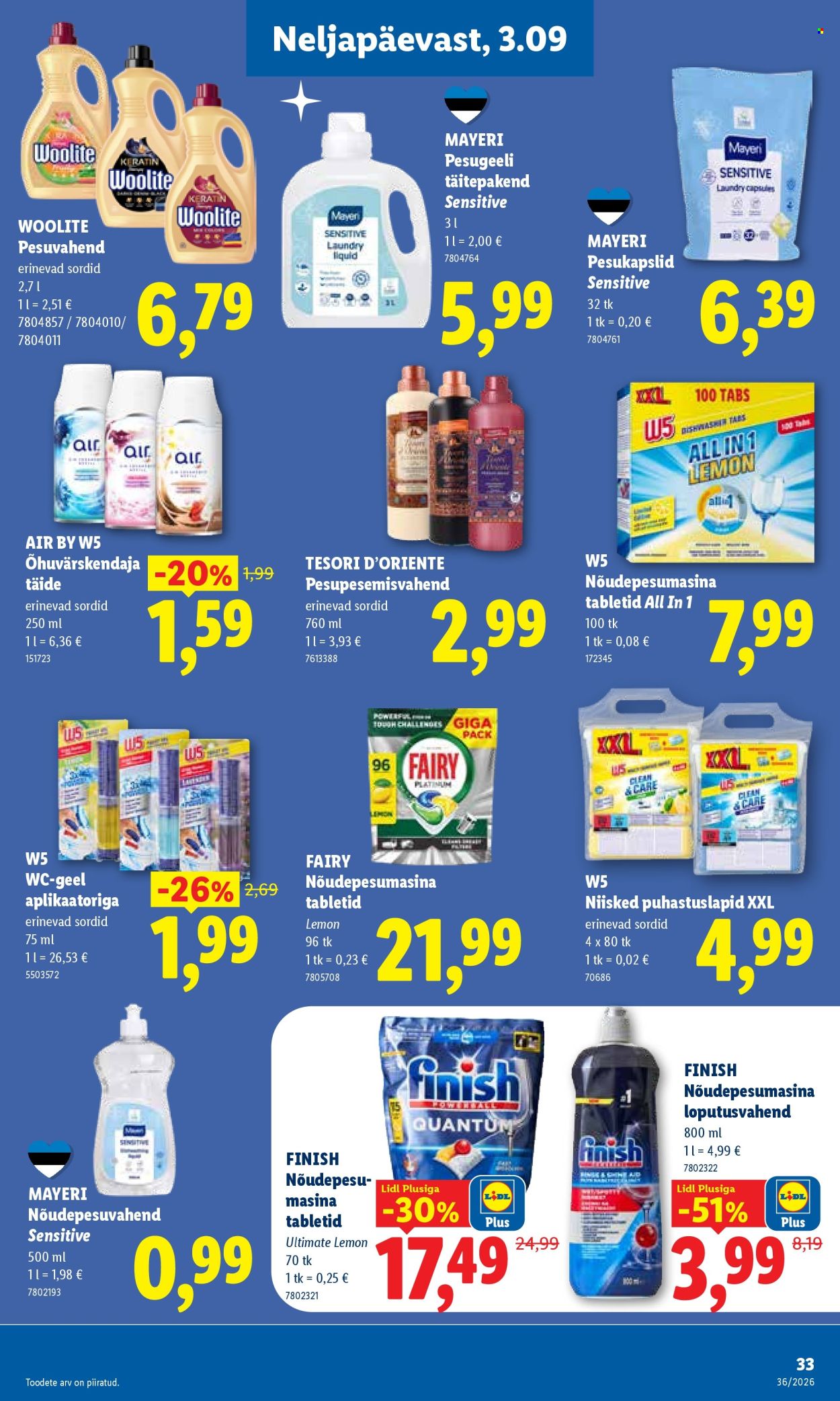 Lidl kliendileht (31.08 - 6.09.2026)