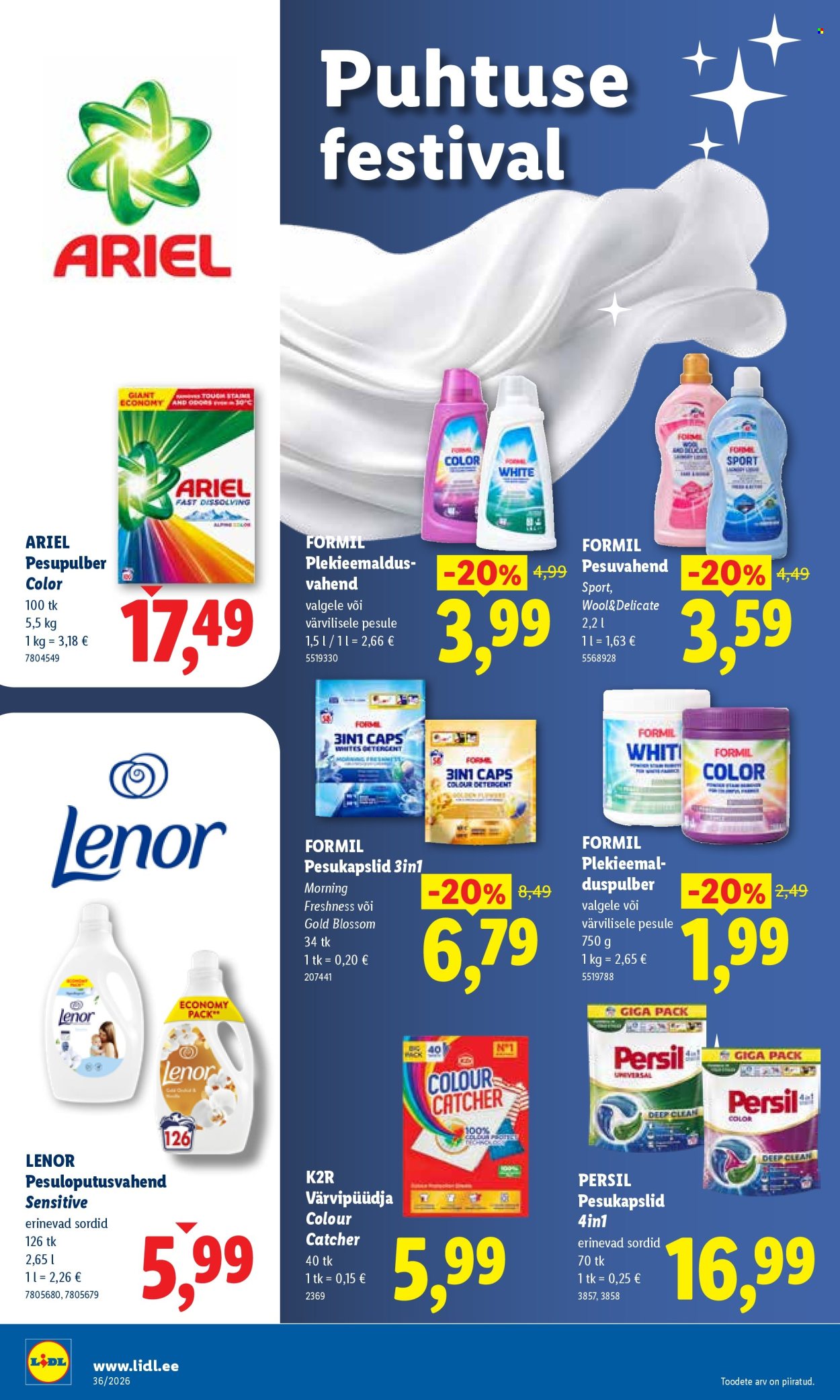 Lidl kliendileht (31.08 - 6.09.2026)