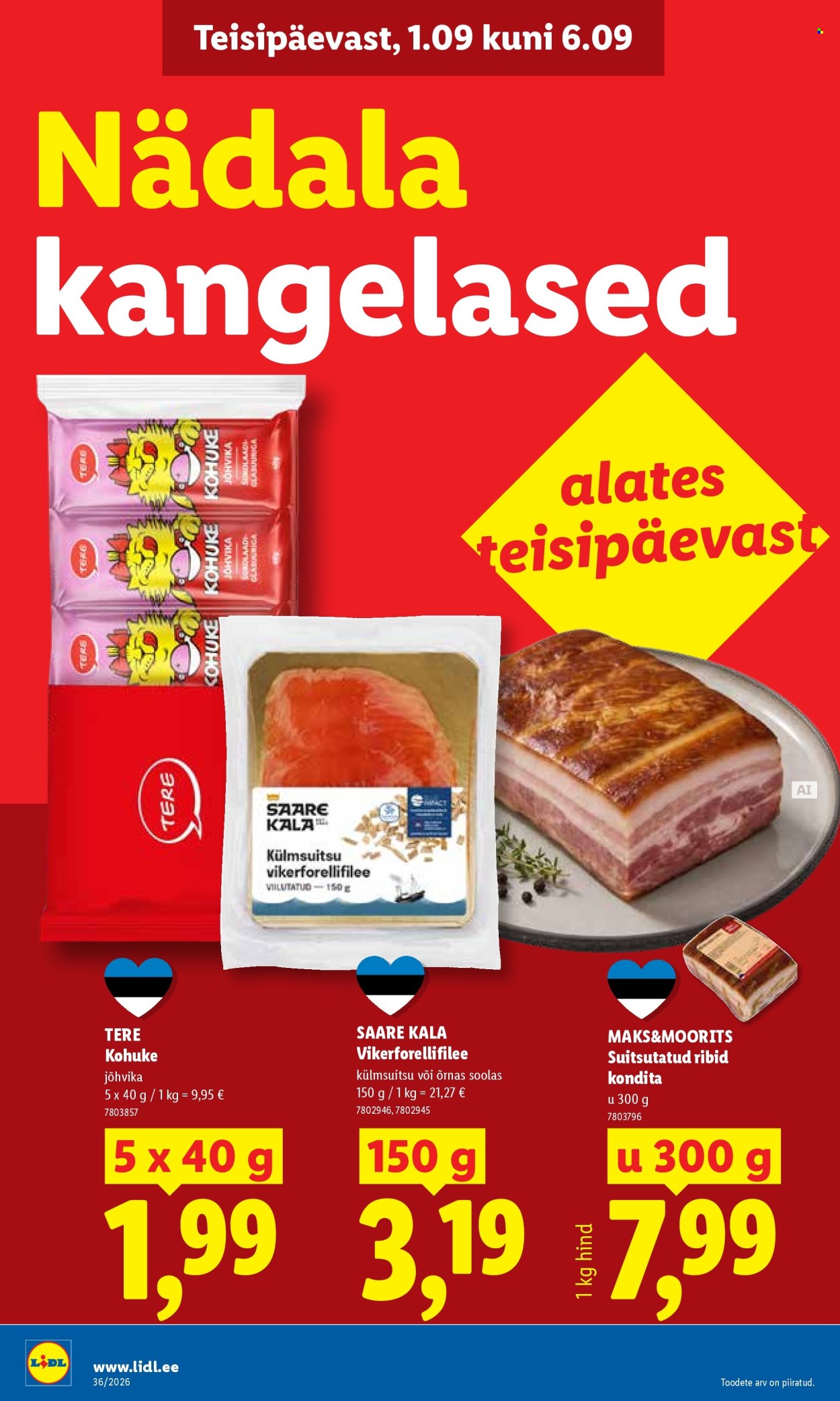 Lidl kliendileht (31.08 - 6.09.2026)