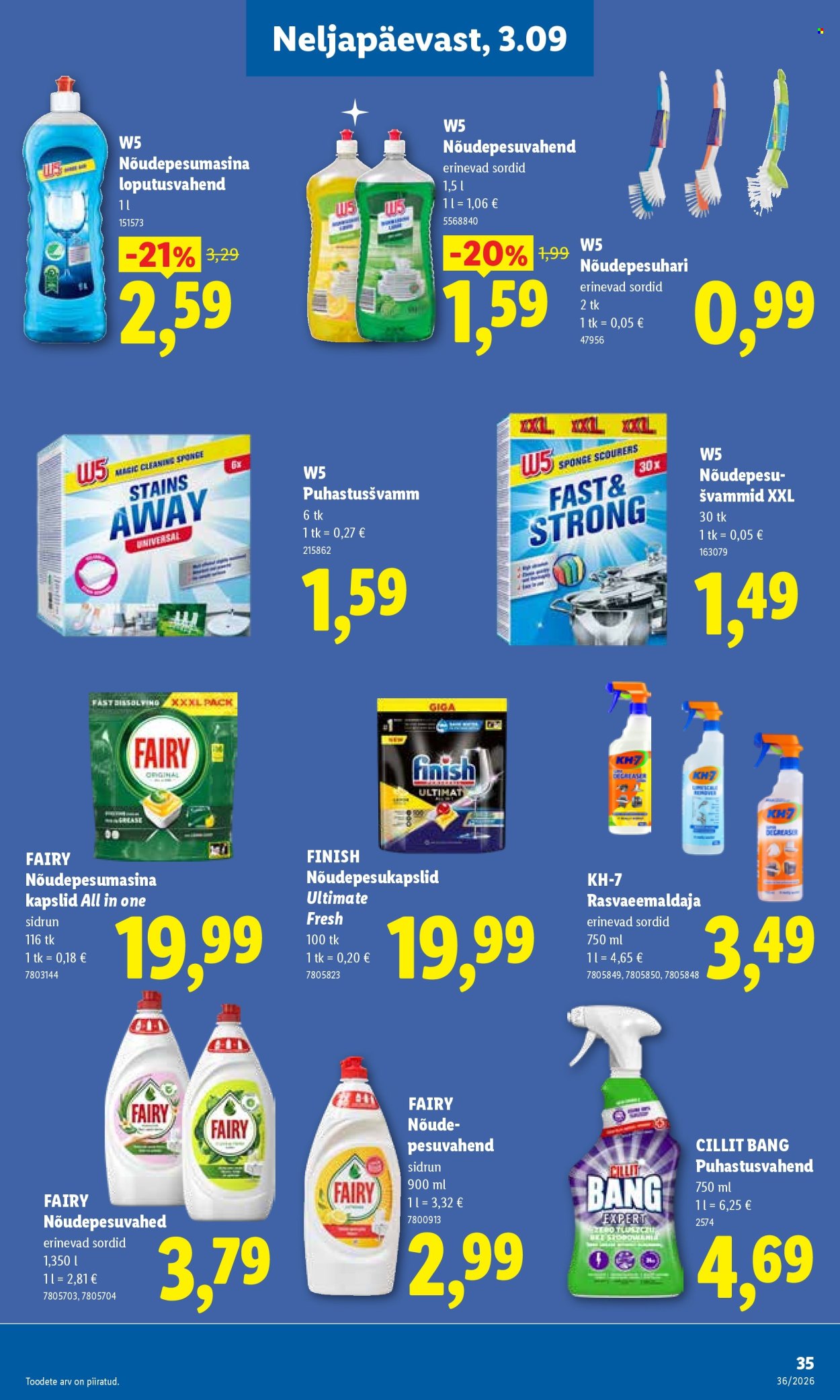 Lidl kliendileht (31.08 - 6.09.2026)