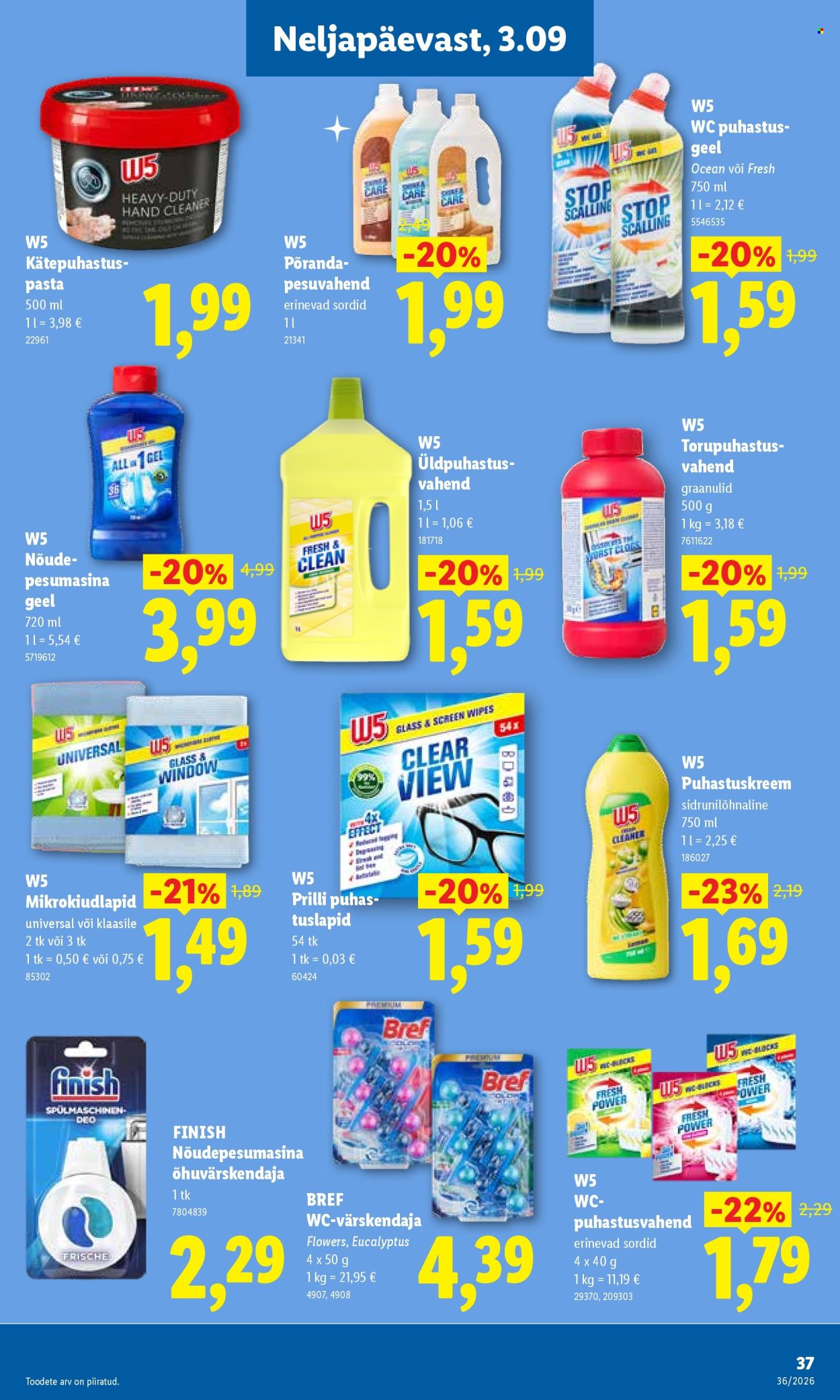 Lidl kliendileht (31.08 - 6.09.2026)