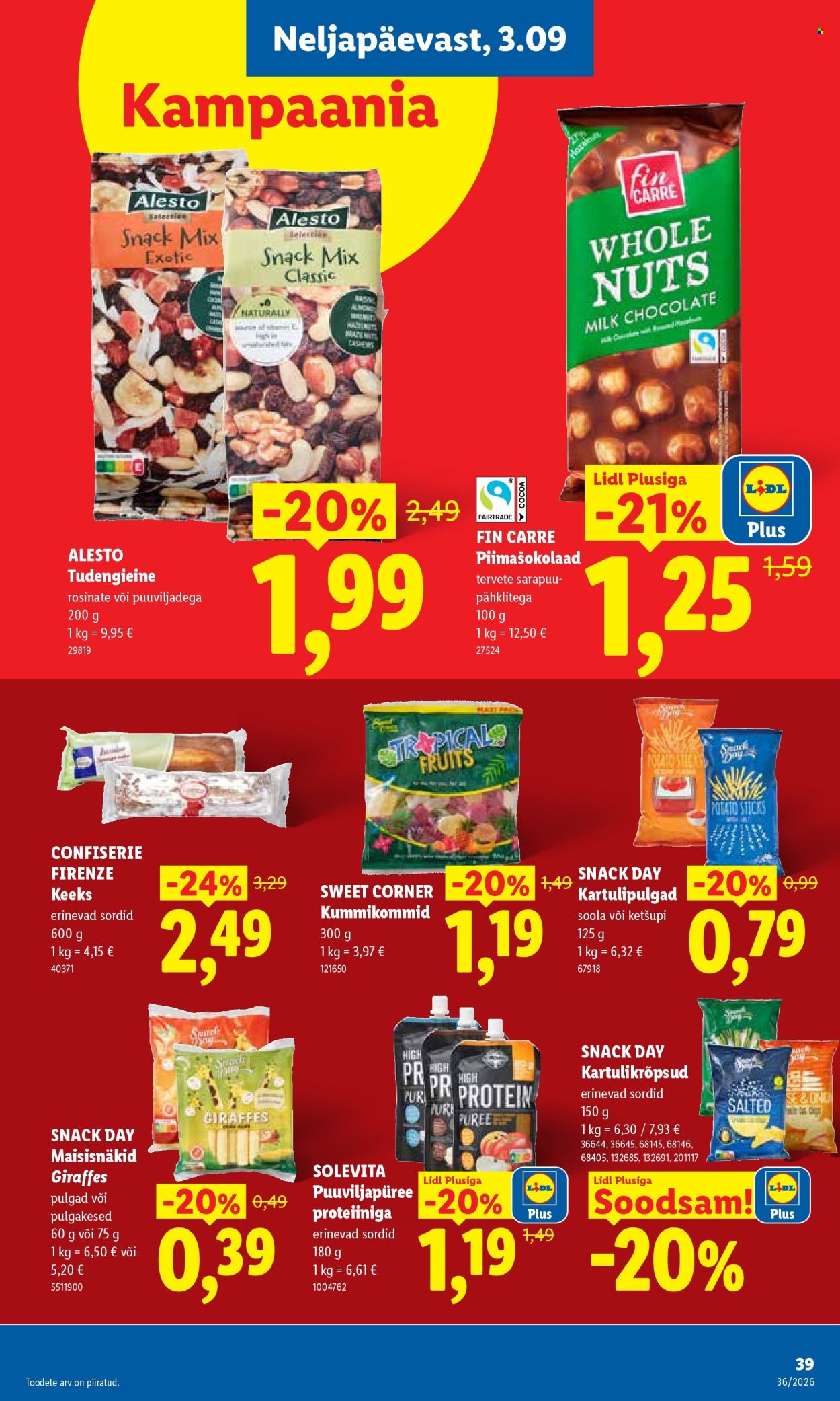 Lidl kliendileht (31.08 - 6.09.2026)