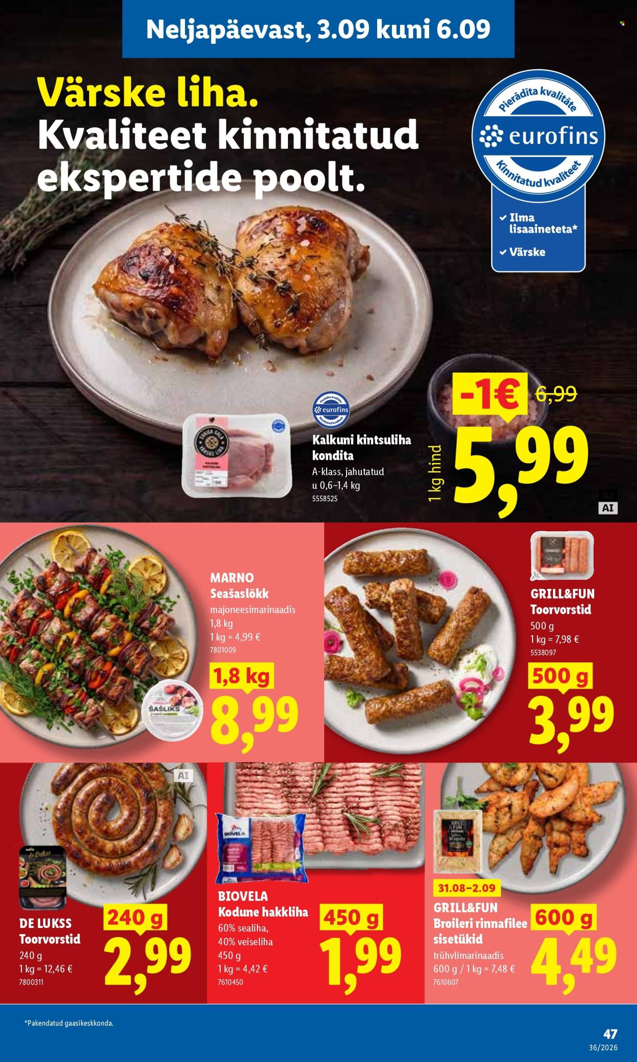 Lidl kliendileht (31.08 - 6.09.2026)
