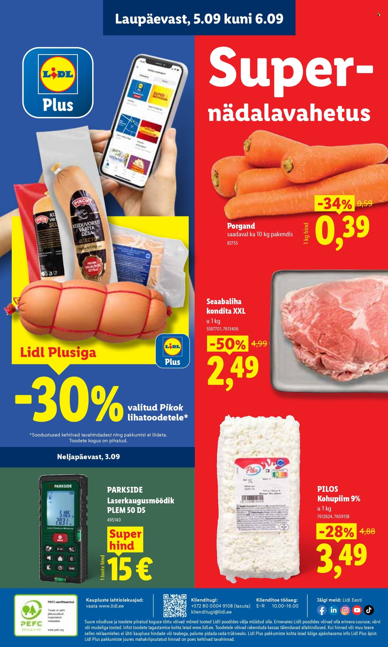 Lidl kliendileht (31.08 - 6.09.2026)