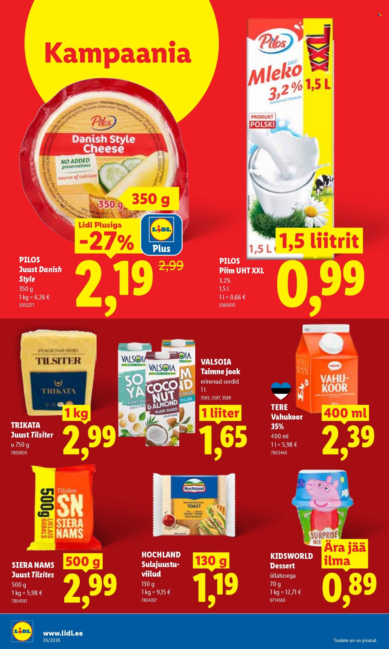 Lidl kliendileht (31.08 - 6.09.2026)