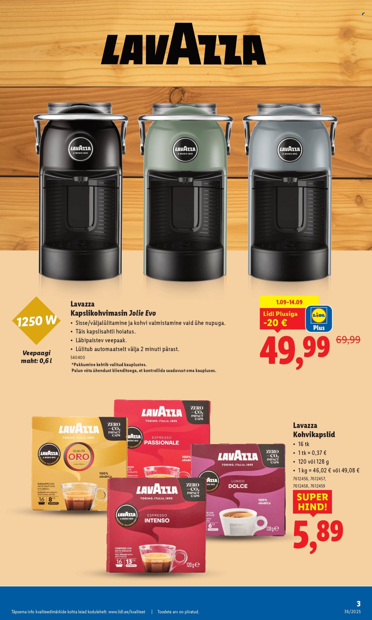 Lidl kliendileht - Tööstuskaupade pakkumised (1.09 - 7.09.2025)