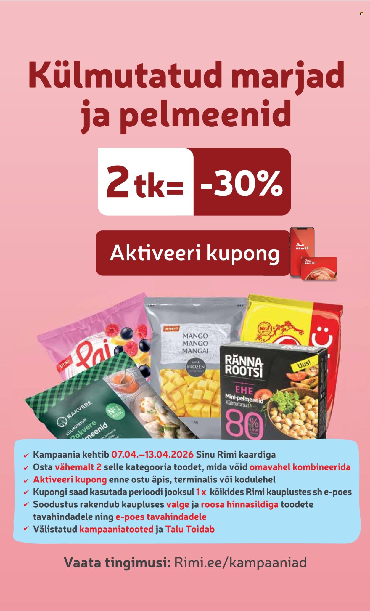 Rimi kliendileht - Kliendileht (7.04 - 13.04.2026)