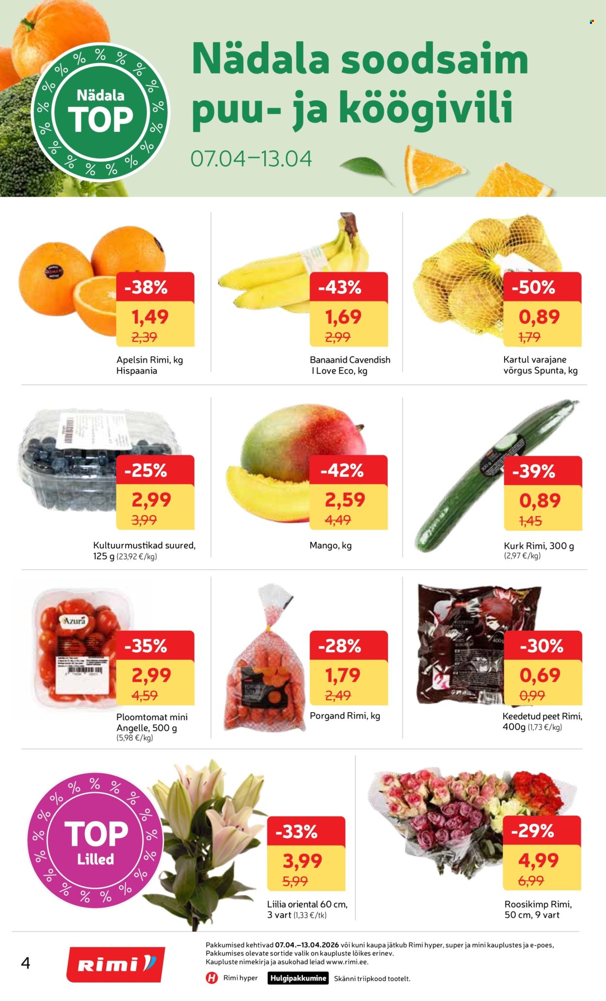 Rimi kliendileht - Kliendileht (7.04 - 13.04.2026)