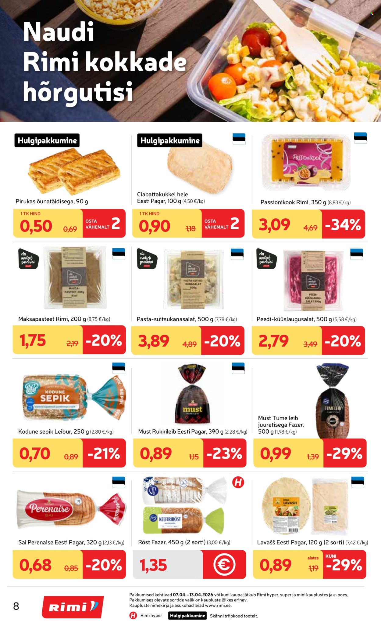 Rimi kliendileht - Kliendileht (7.04 - 13.04.2026)
