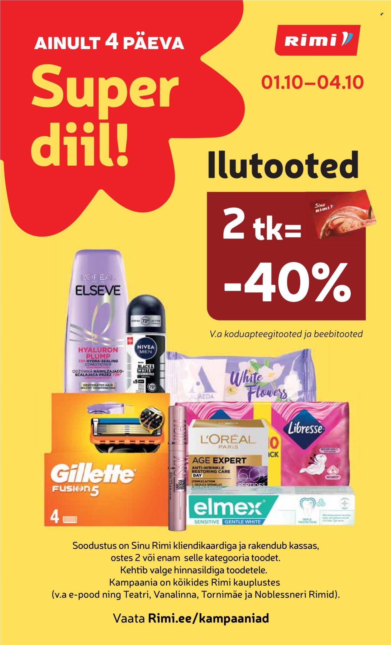 Rimi kliendileht (29.09 - 5.10.2026)