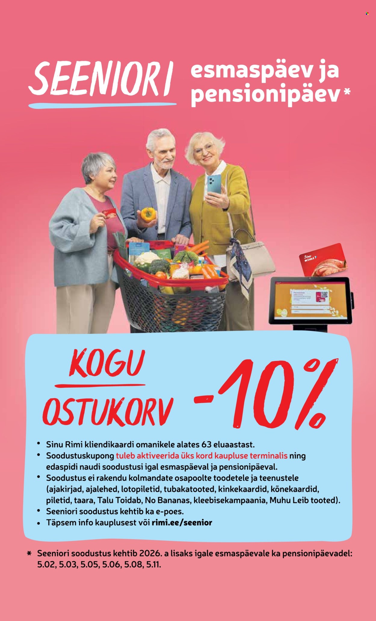 Rimi kliendileht (29.09 - 5.10.2026)