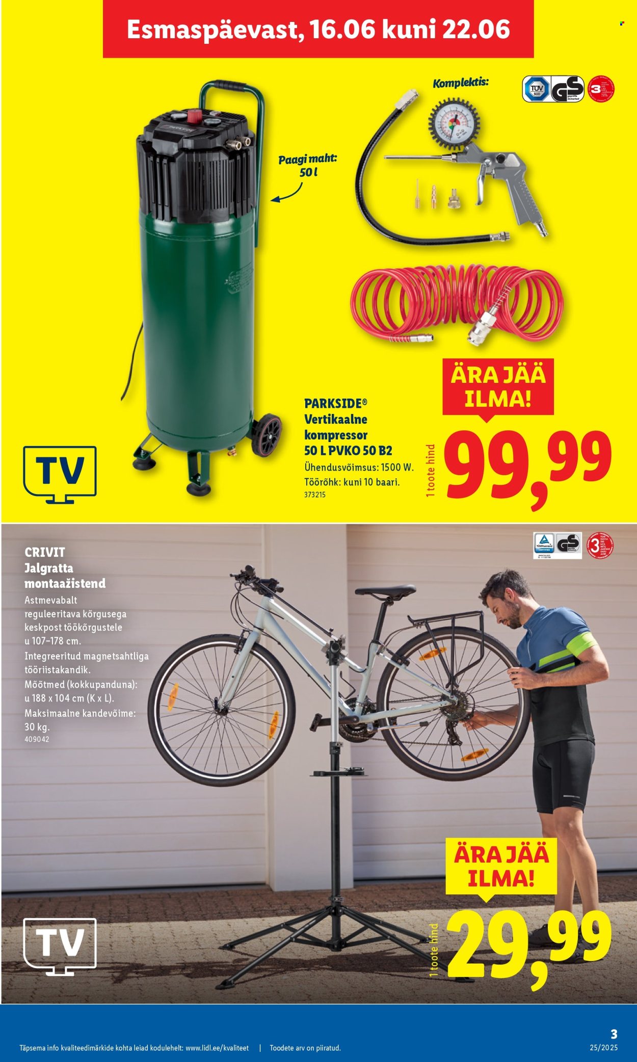 Lidl kliendileht - Tööstuskaupade pakkumised (16.06 - 22.06.2025)