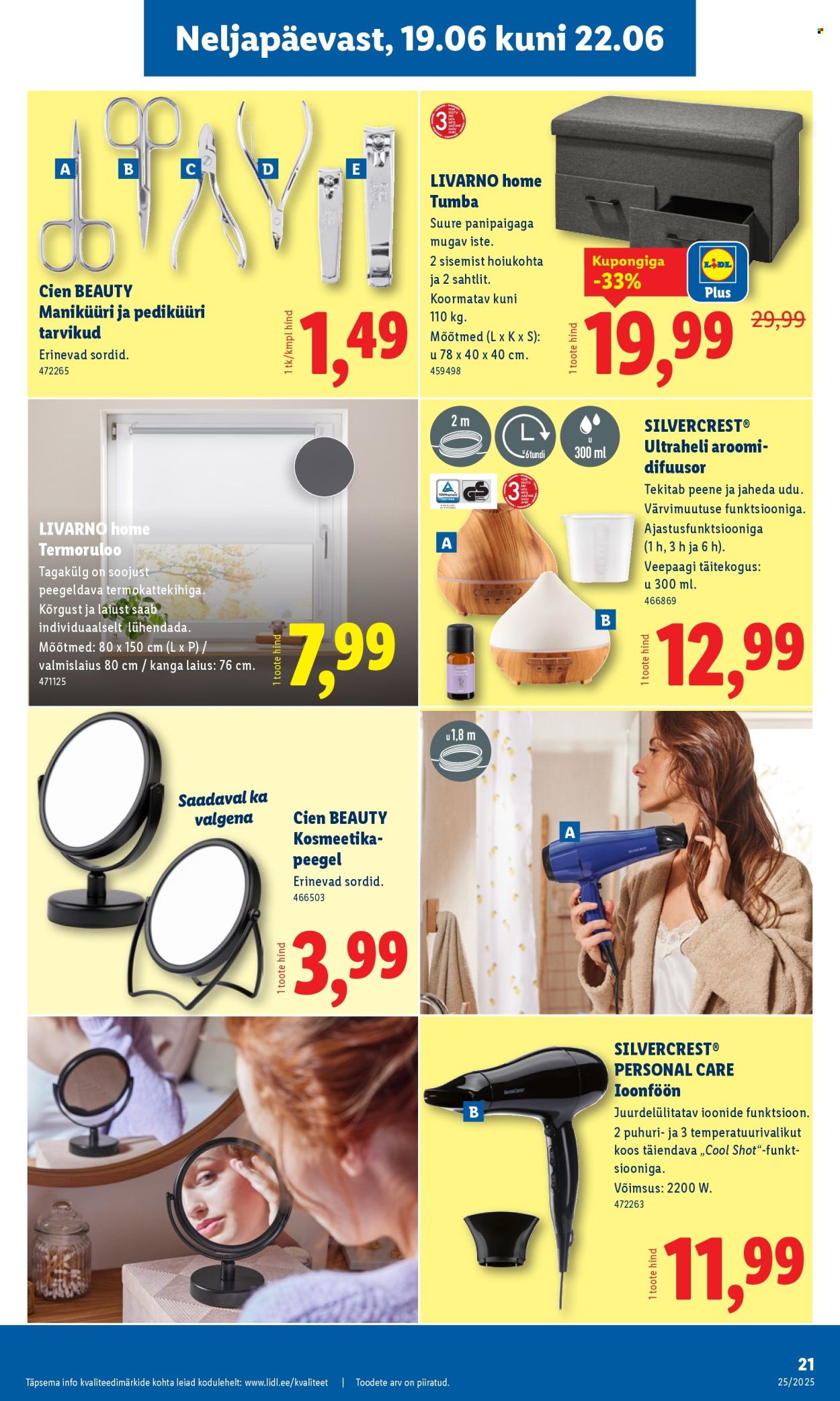 Lidl kliendileht - Tööstuskaupade pakkumised (16.06 - 22.06.2025)