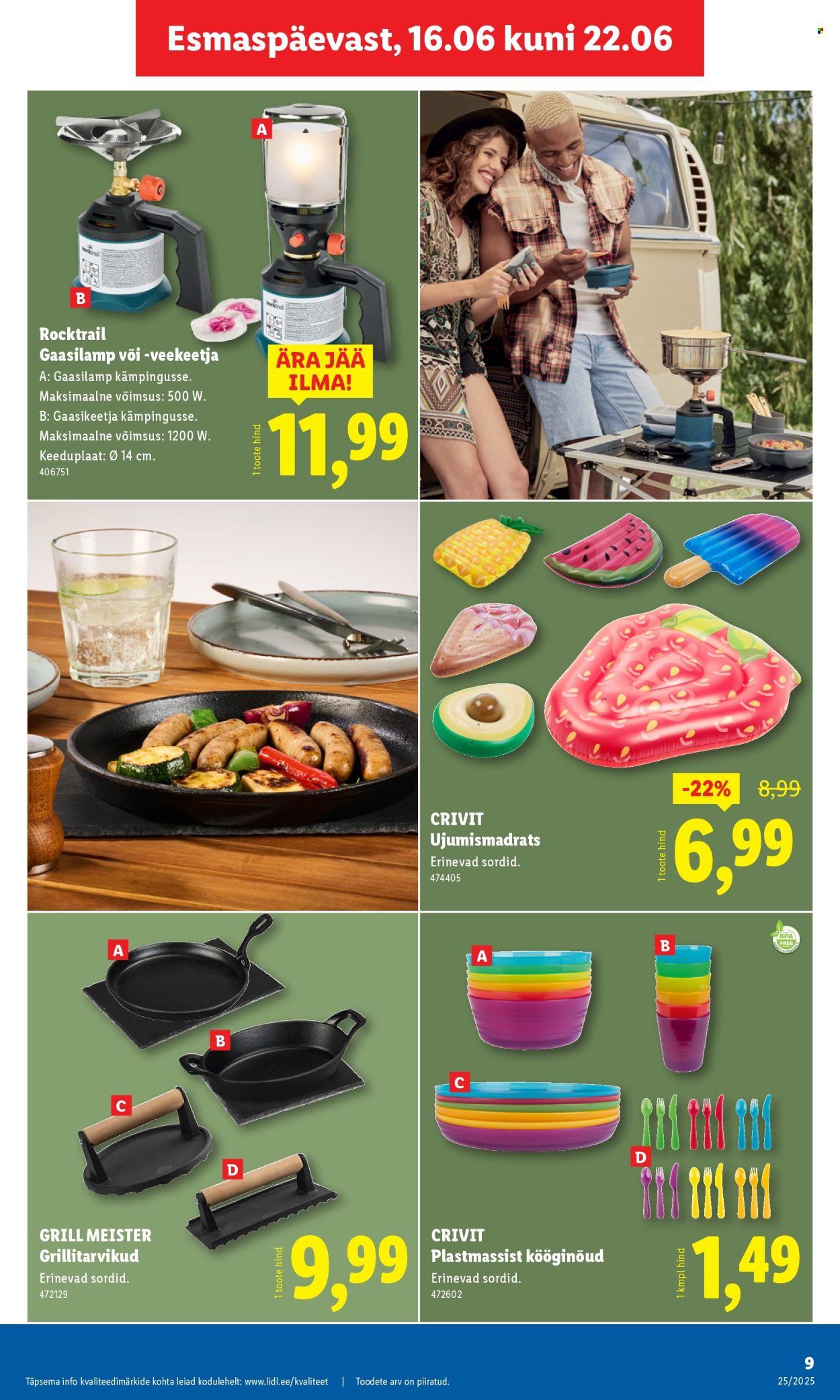 Lidl kliendileht - Tööstuskaupade pakkumised (16.06 - 22.06.2025)