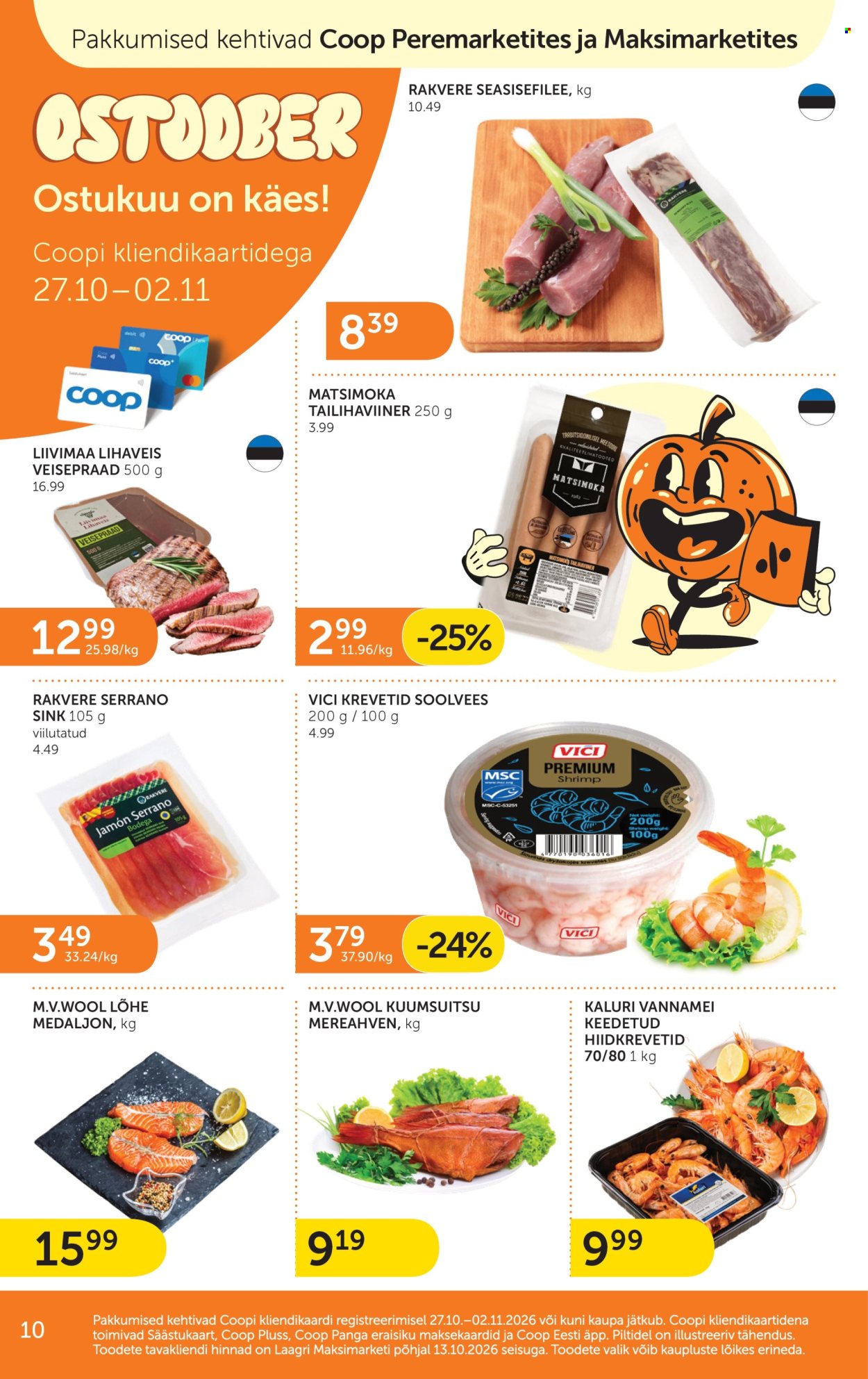 Coop kliendileht (27.10 - 2.11.2026)