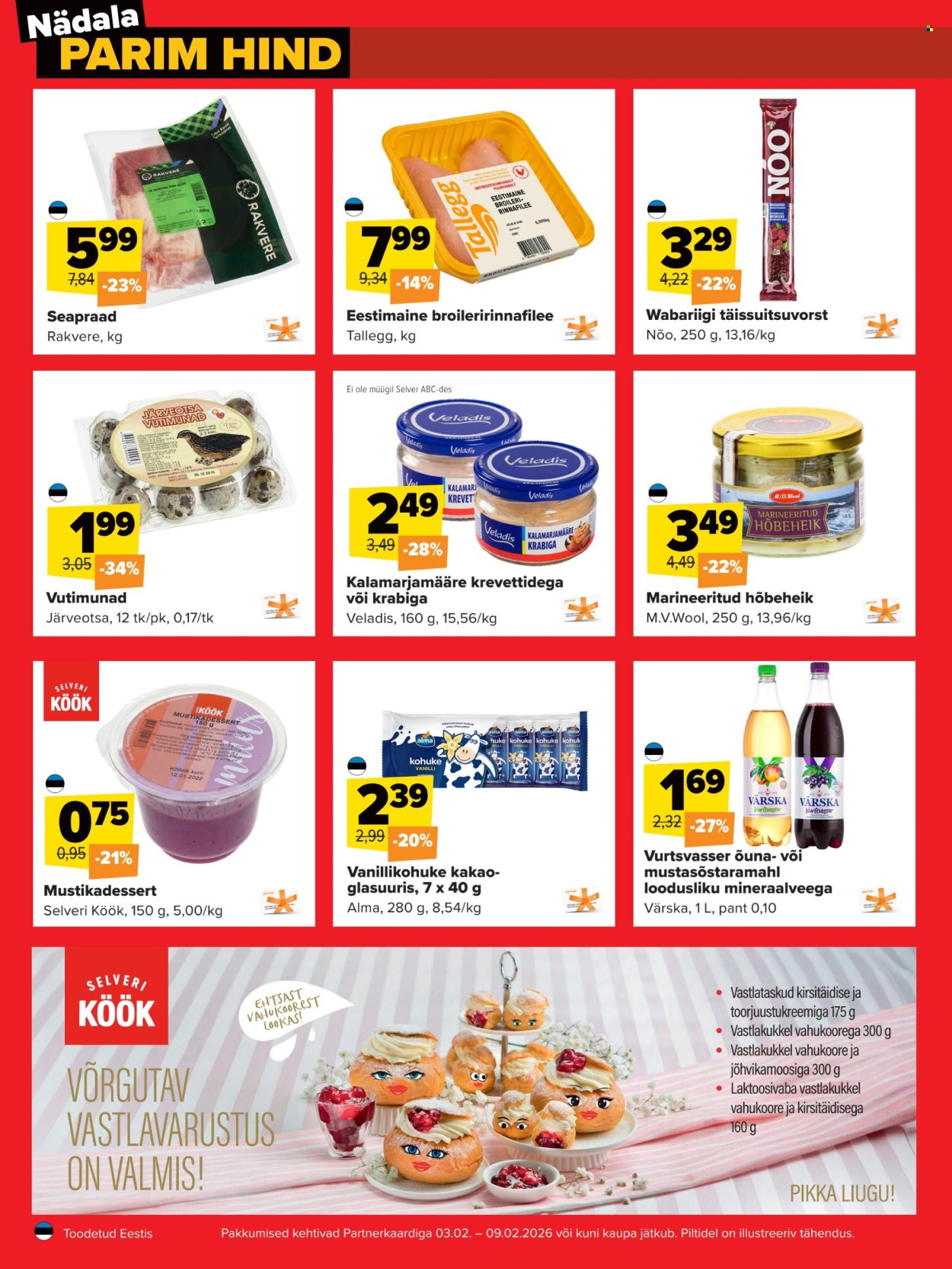 Selver kliendileht - Nädala parim hind (3.02 - 9.02.2026)