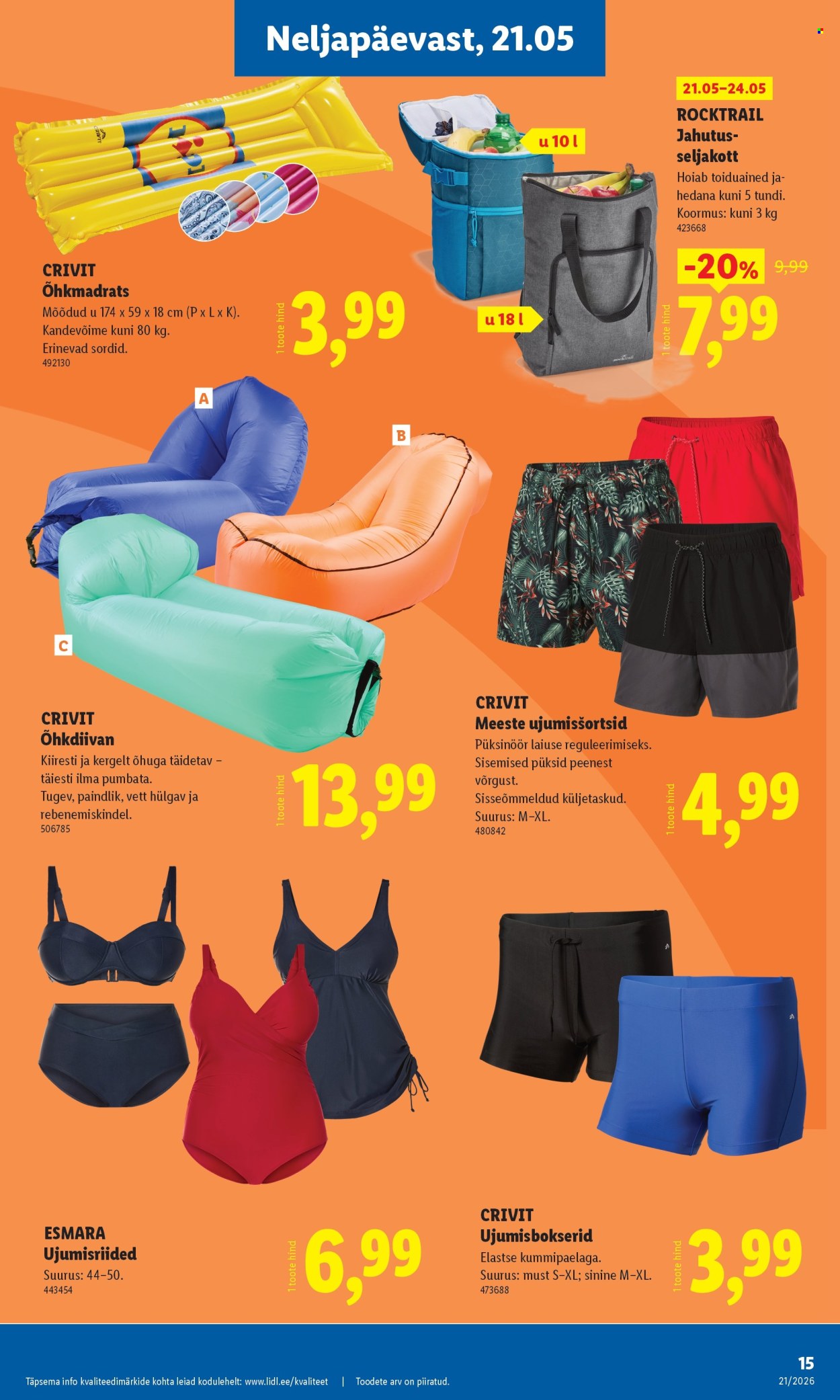 Lidl kliendileht - Tööstuskaupade pakkumised (18.05 - 24.05.2026)