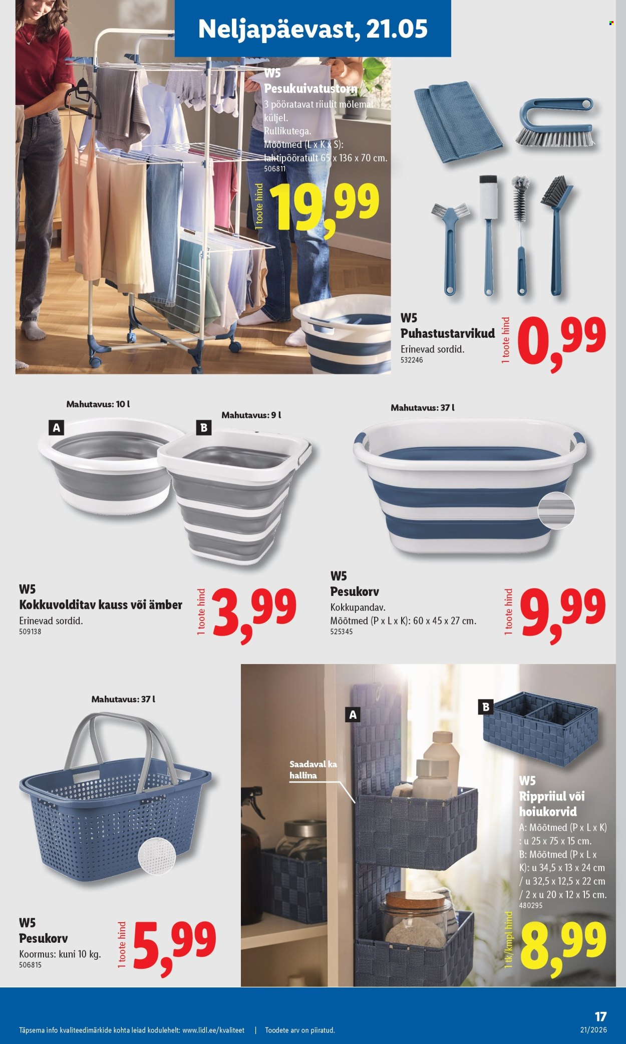 Lidl kliendileht - Tööstuskaupade pakkumised (18.05 - 24.05.2026)