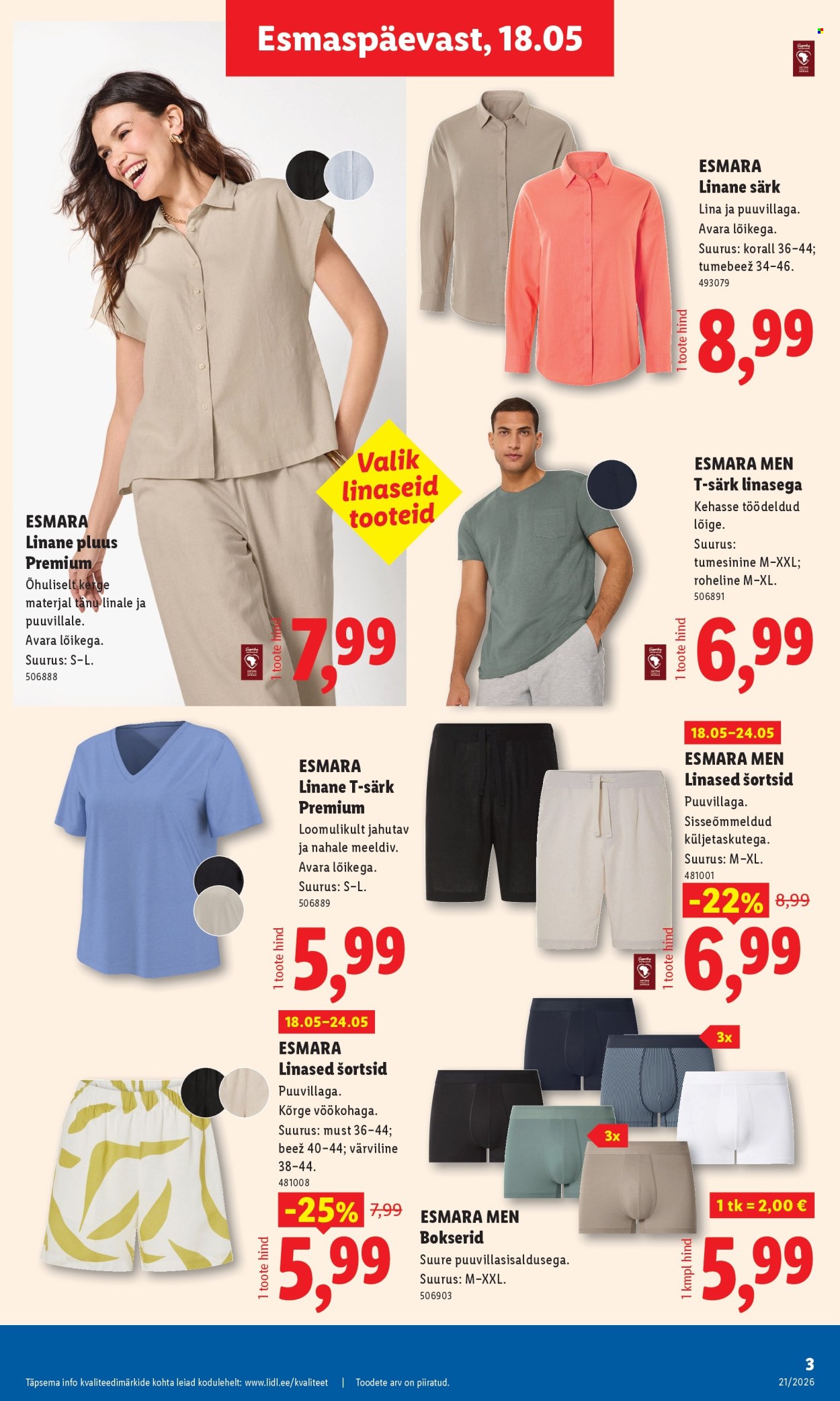 Lidl kliendileht - Tööstuskaupade pakkumised (18.05 - 24.05.2026)