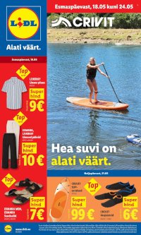 Lidl kliendileht - Tööstuskaupade pakkumised (18.05 - 24.05.2026)
