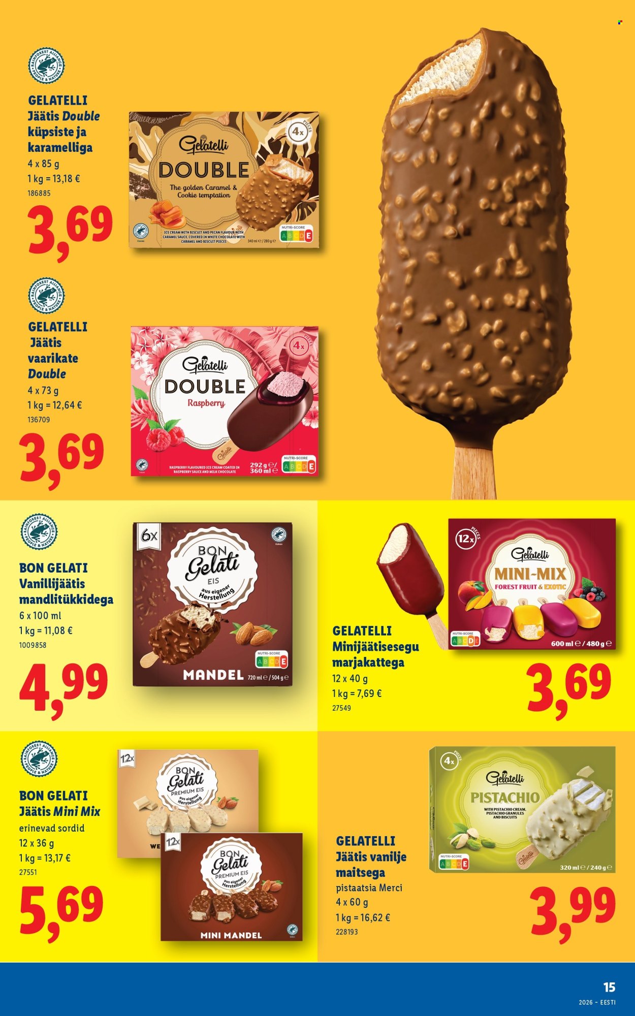 Lidl kliendileht - Rohkem jäätist. Rohkem suve.