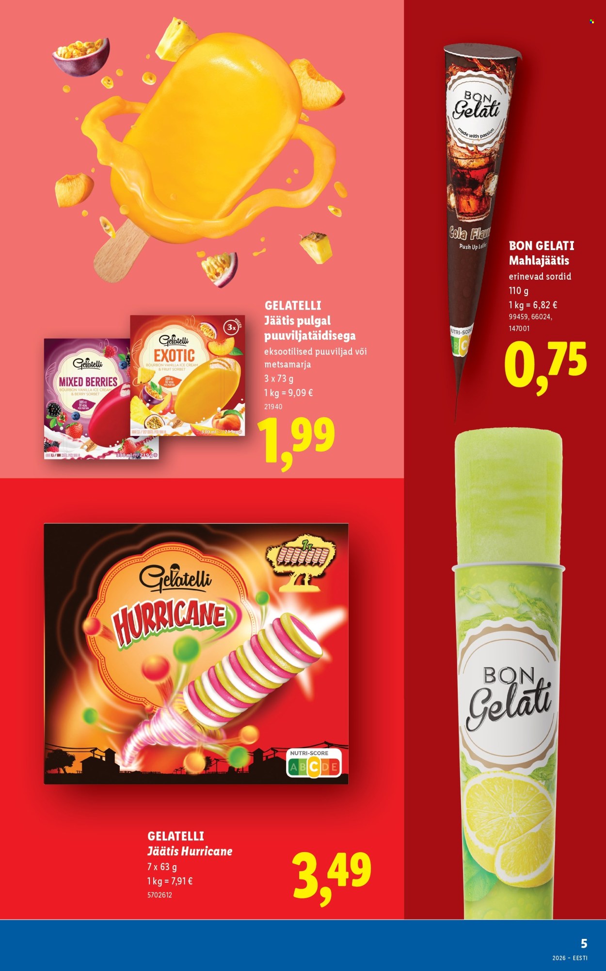 Lidl kliendileht - Rohkem jäätist. Rohkem suve.