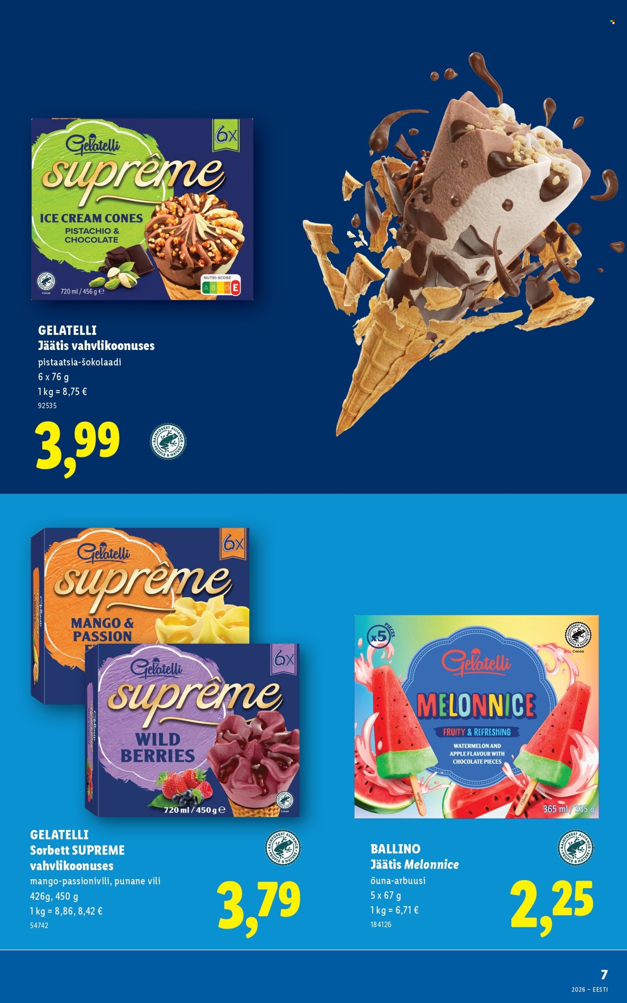 Lidl kliendileht - Rohkem jäätist. Rohkem suve.