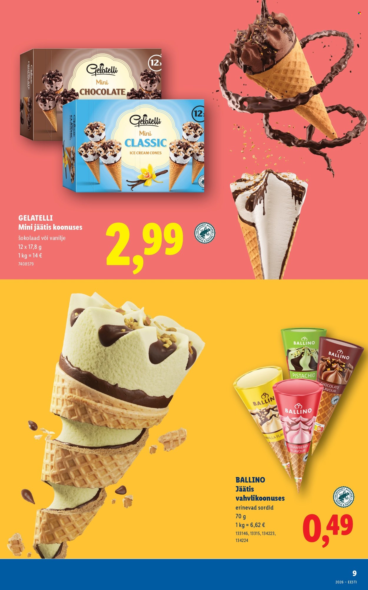 Lidl kliendileht - Rohkem jäätist. Rohkem suve.