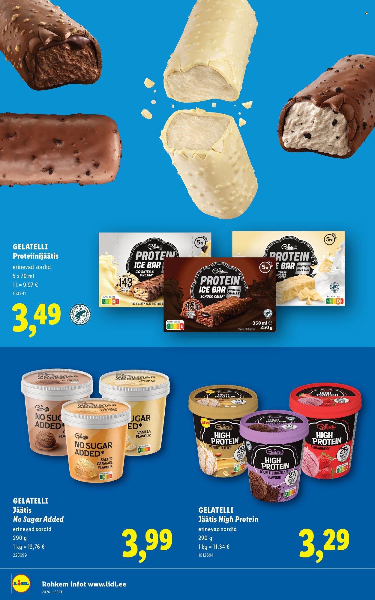 Lidl kliendileht - Rohkem jäätist. Rohkem suve.