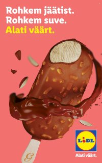 Lidl kliendileht - Rohkem jäätist. Rohkem suve.