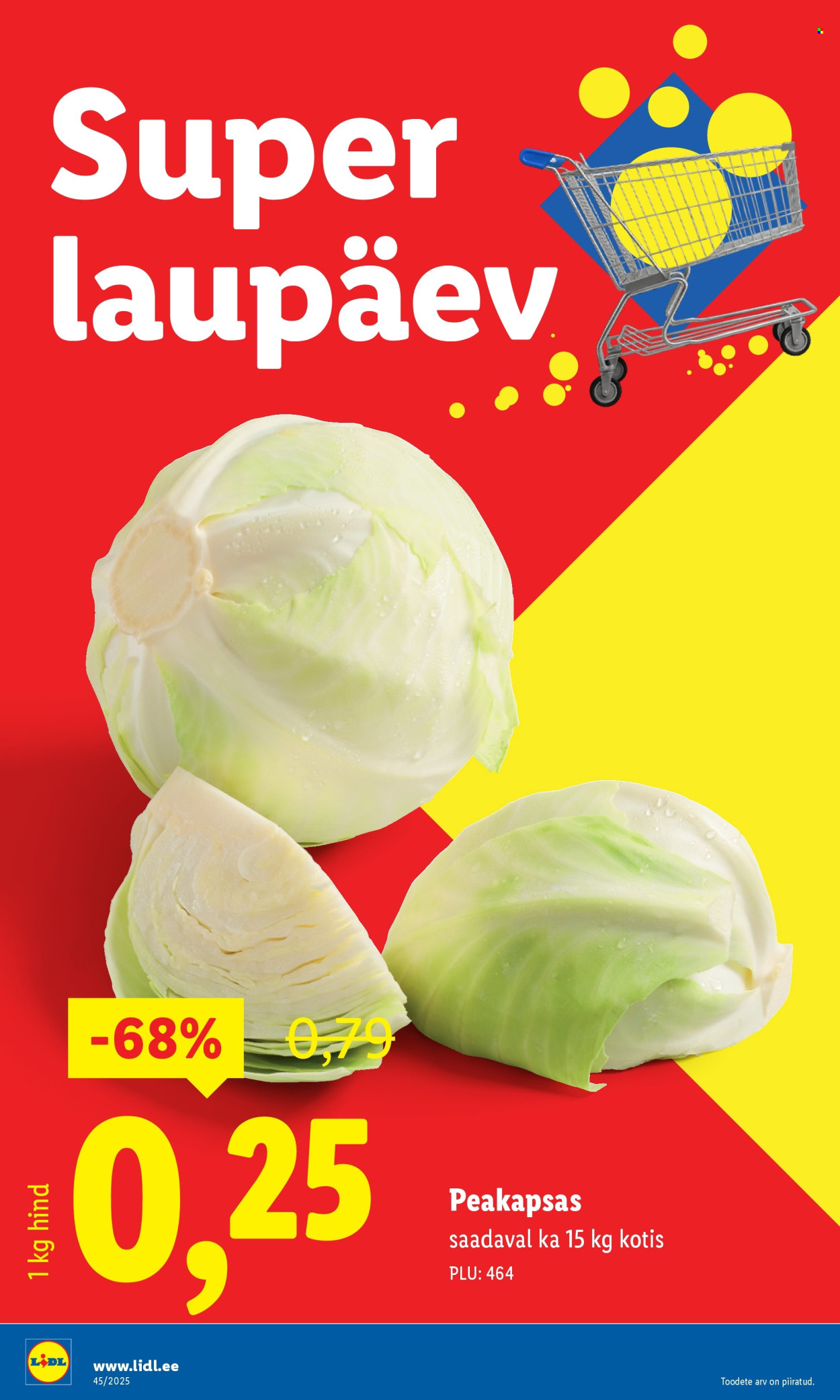 Lidl kliendileht - Nädalalõpu pakkumised (6.11 - 9.11.2025)