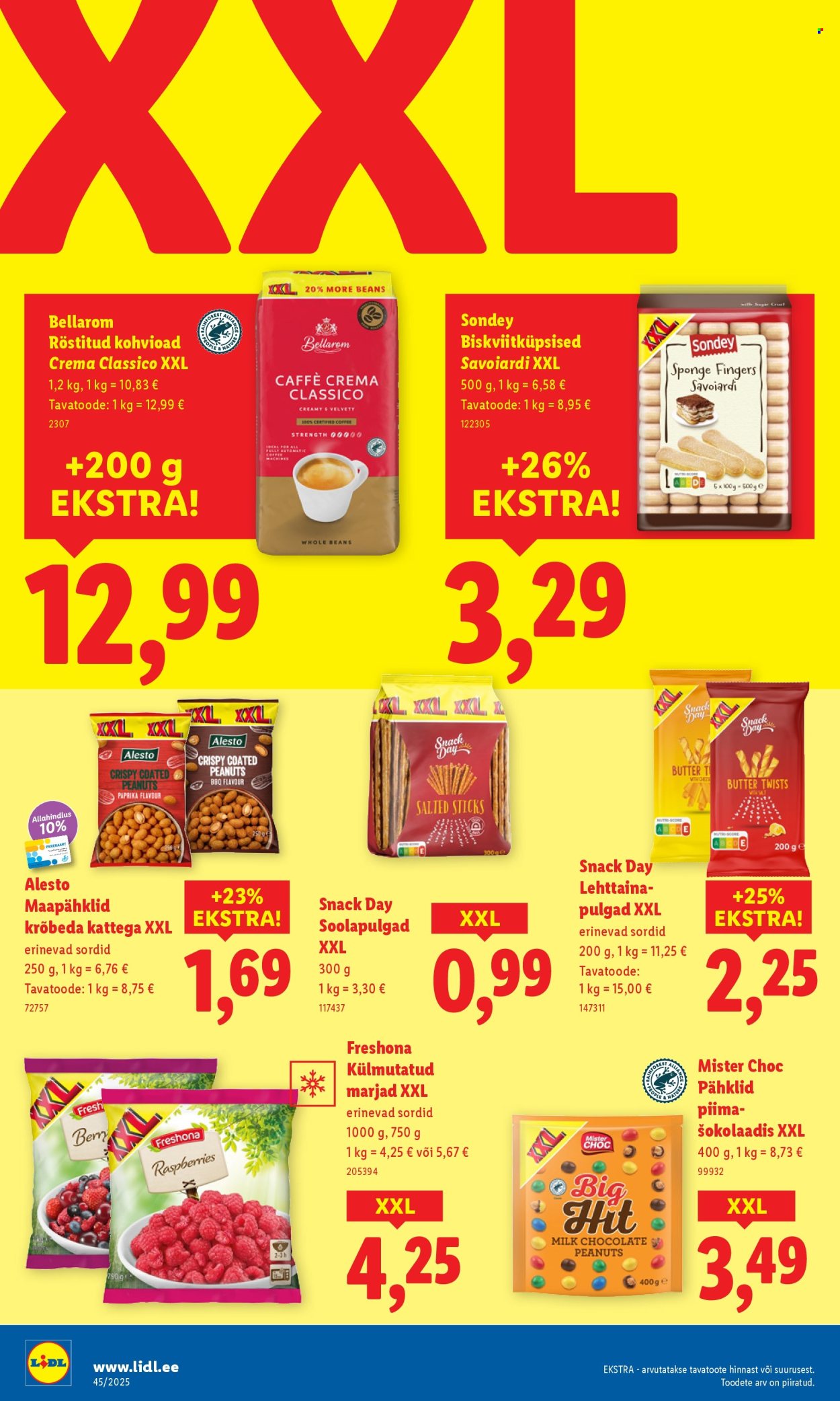 Lidl kliendileht - Nädalalõpu pakkumised (6.11 - 9.11.2025)