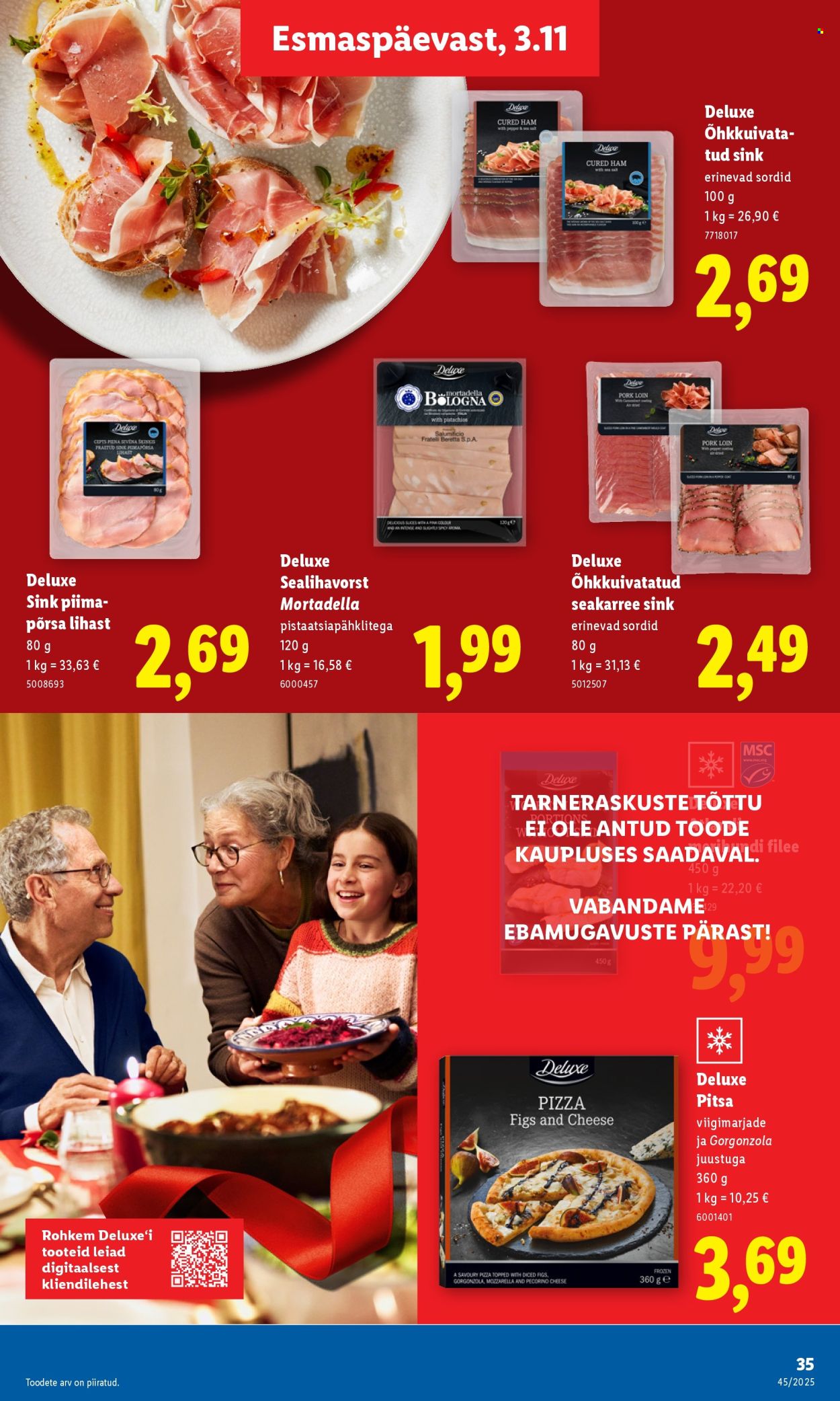 Lidl kliendileht - Nädalalõpu pakkumised (6.11 - 9.11.2025)