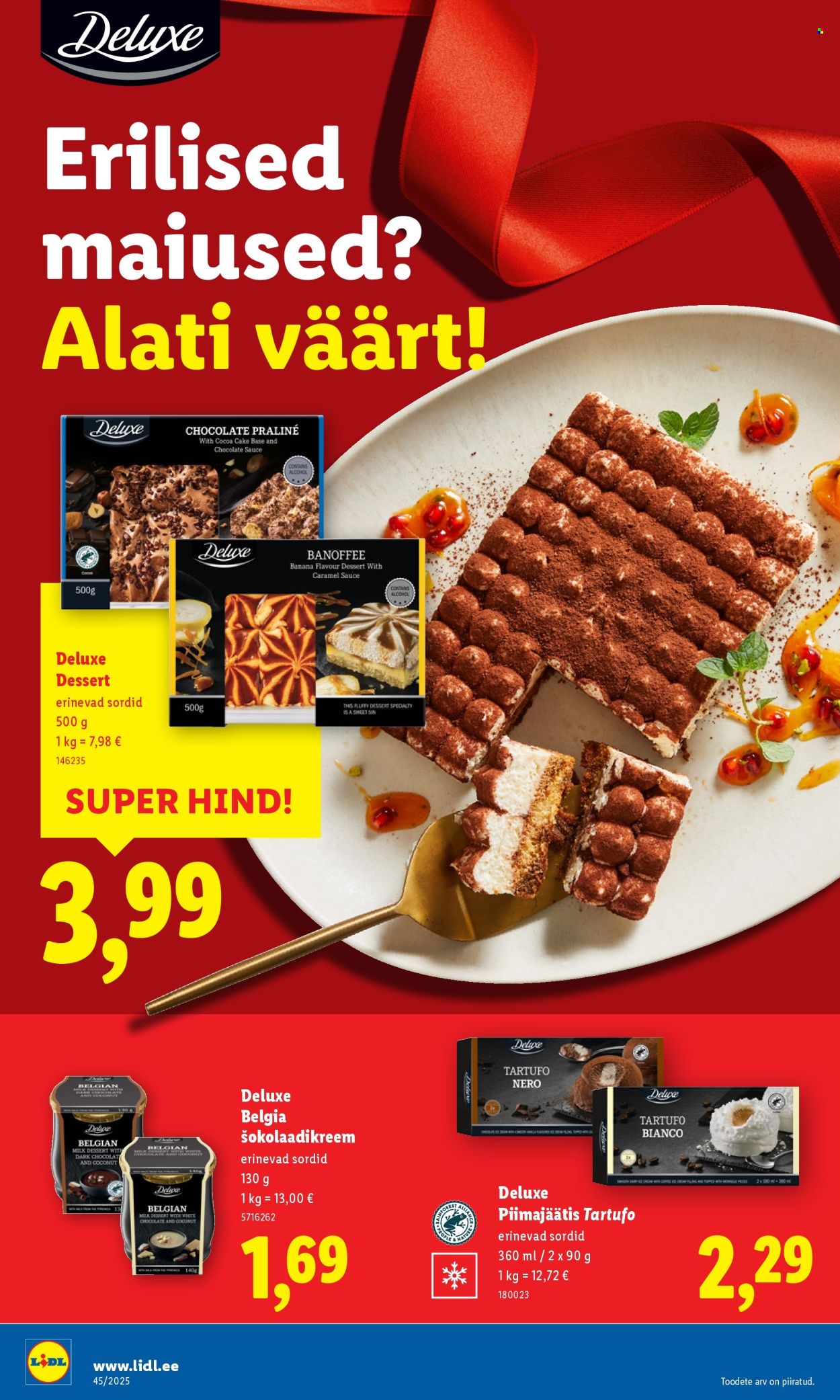 Lidl kliendileht - Nädalalõpu pakkumised (6.11 - 9.11.2025)